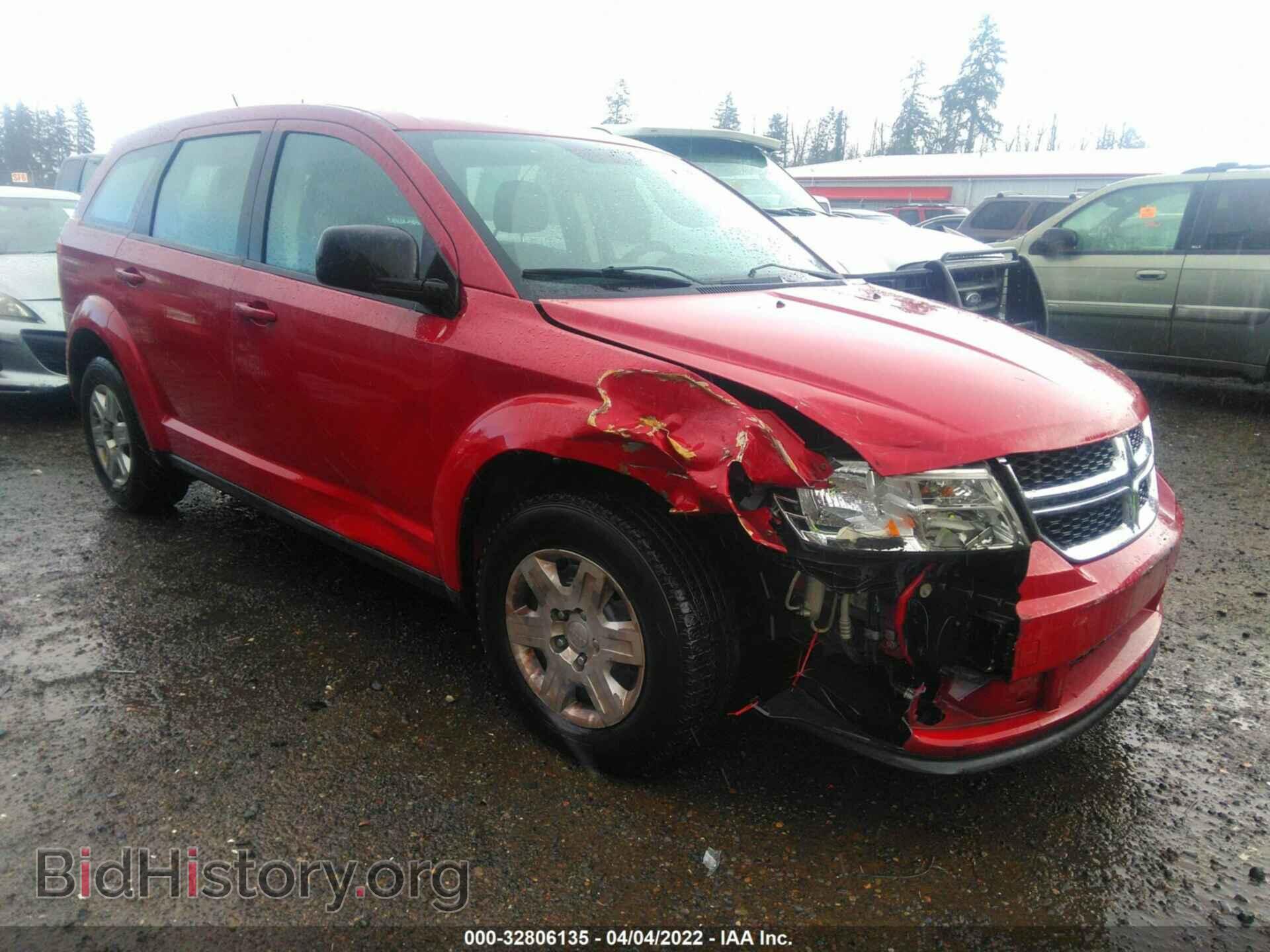 Photo 3C4PDCAB0CT388147 - DODGE JOURNEY 2012