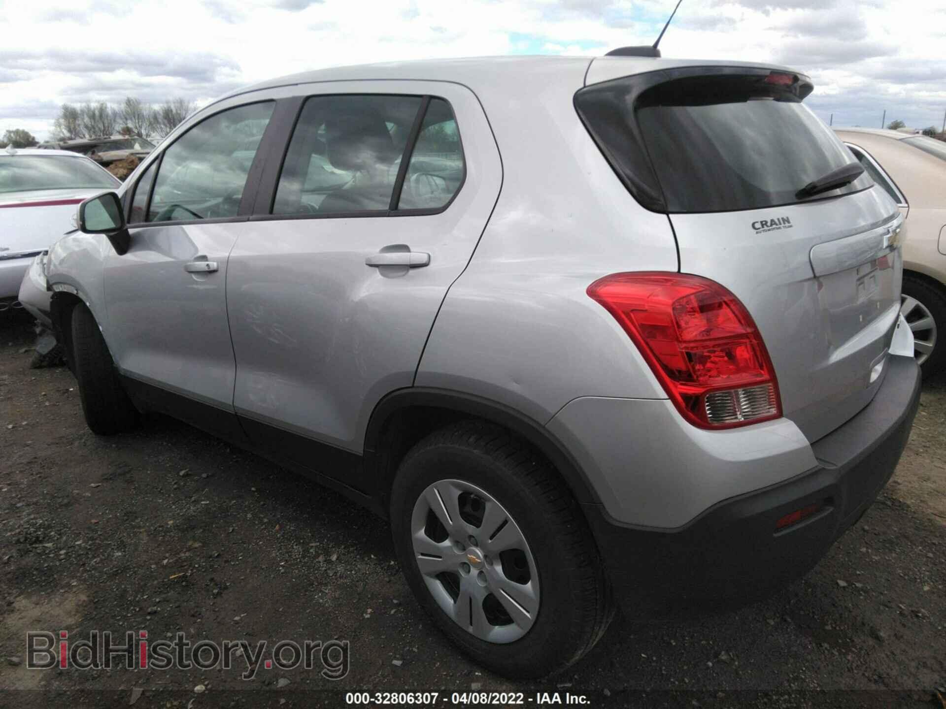 2016 CHEVROLET TRAX - VIN: 3GNCJKSB5GL254893 - Фото 3