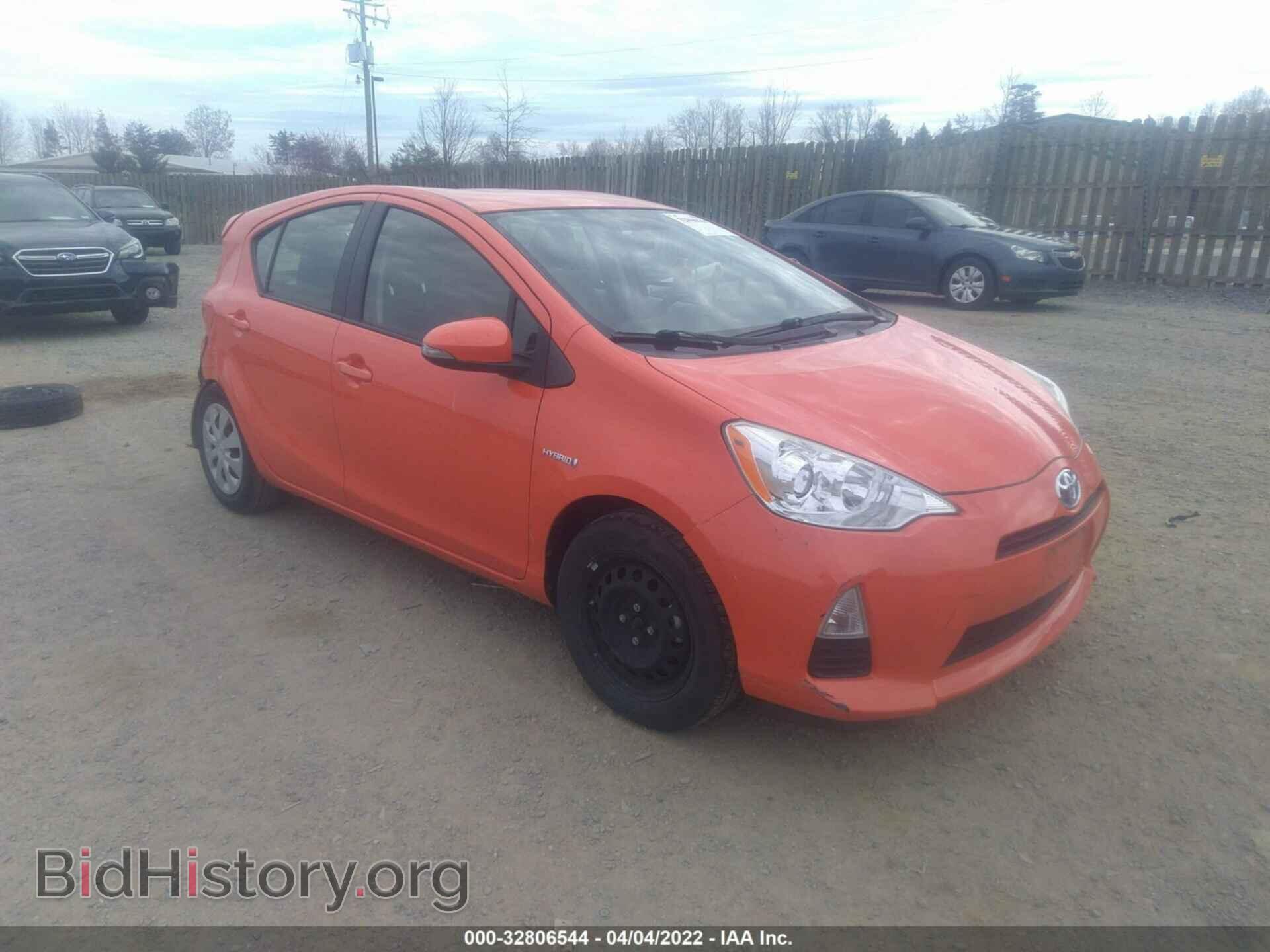 Photo JTDKDTB32E1069408 - TOYOTA PRIUS C 2014