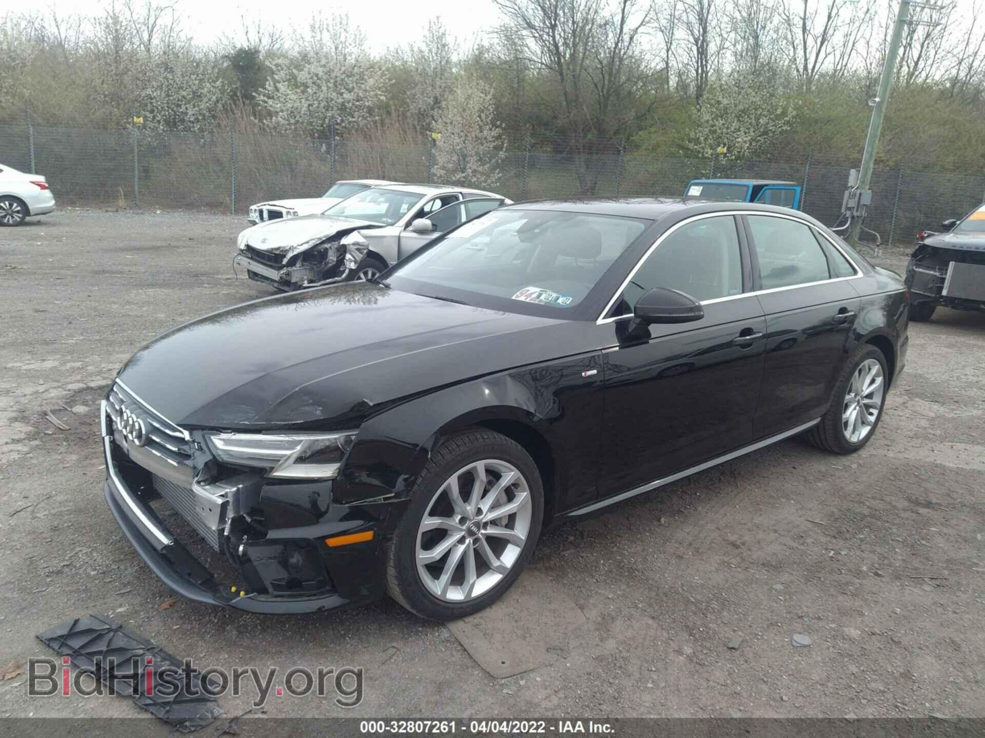 2019 AUDI A4 - VIN: WAUDNAF45KN017799 - Фото 2