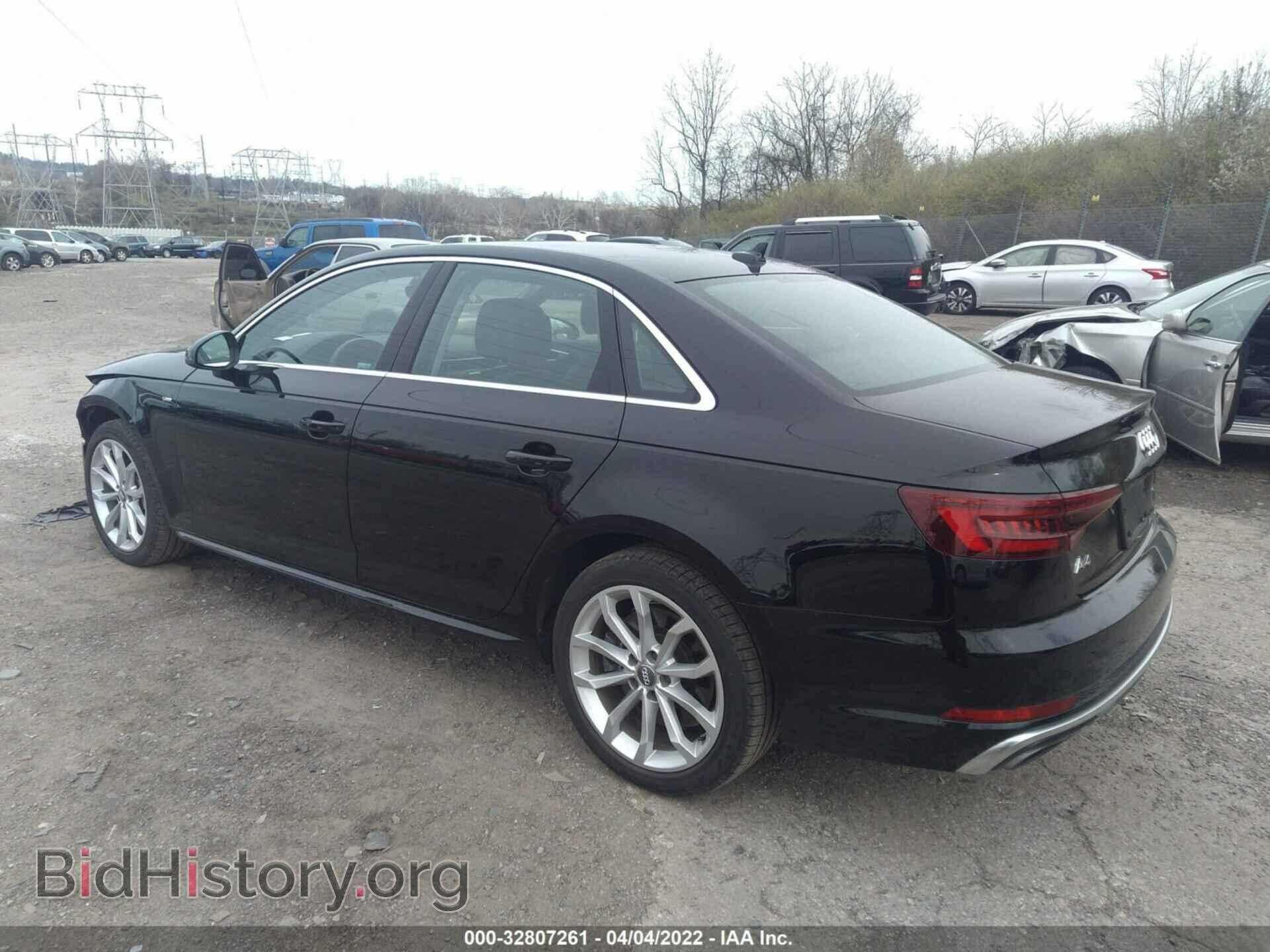 2019 AUDI A4 - VIN: WAUDNAF45KN017799 - Фото 3