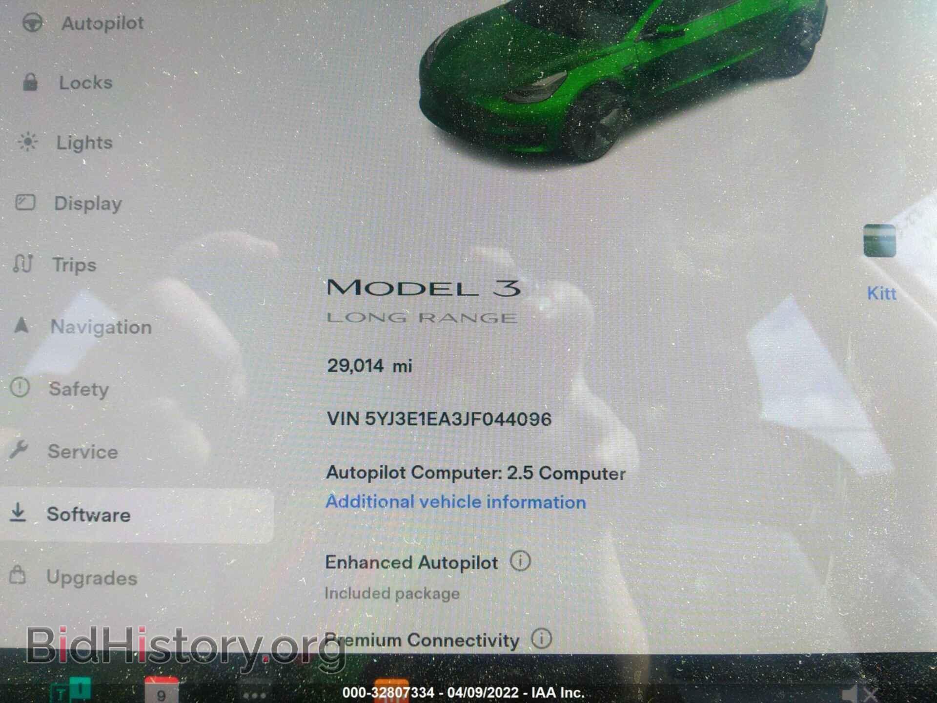 2018 TESLA MODEL 3 - VIN: 5YJ3E1EA3JF044096 - Фото 7