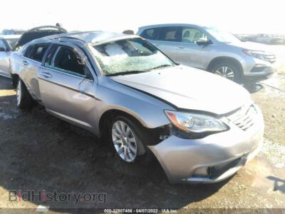 2013 Chrysler 200 Touring, серый — VIN 1C3CCBBG1DN556437, IAAI