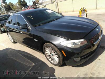 2011 BMW 5 SERIES 535i, black — VIN WBAFR7C50BC603979, IAAI