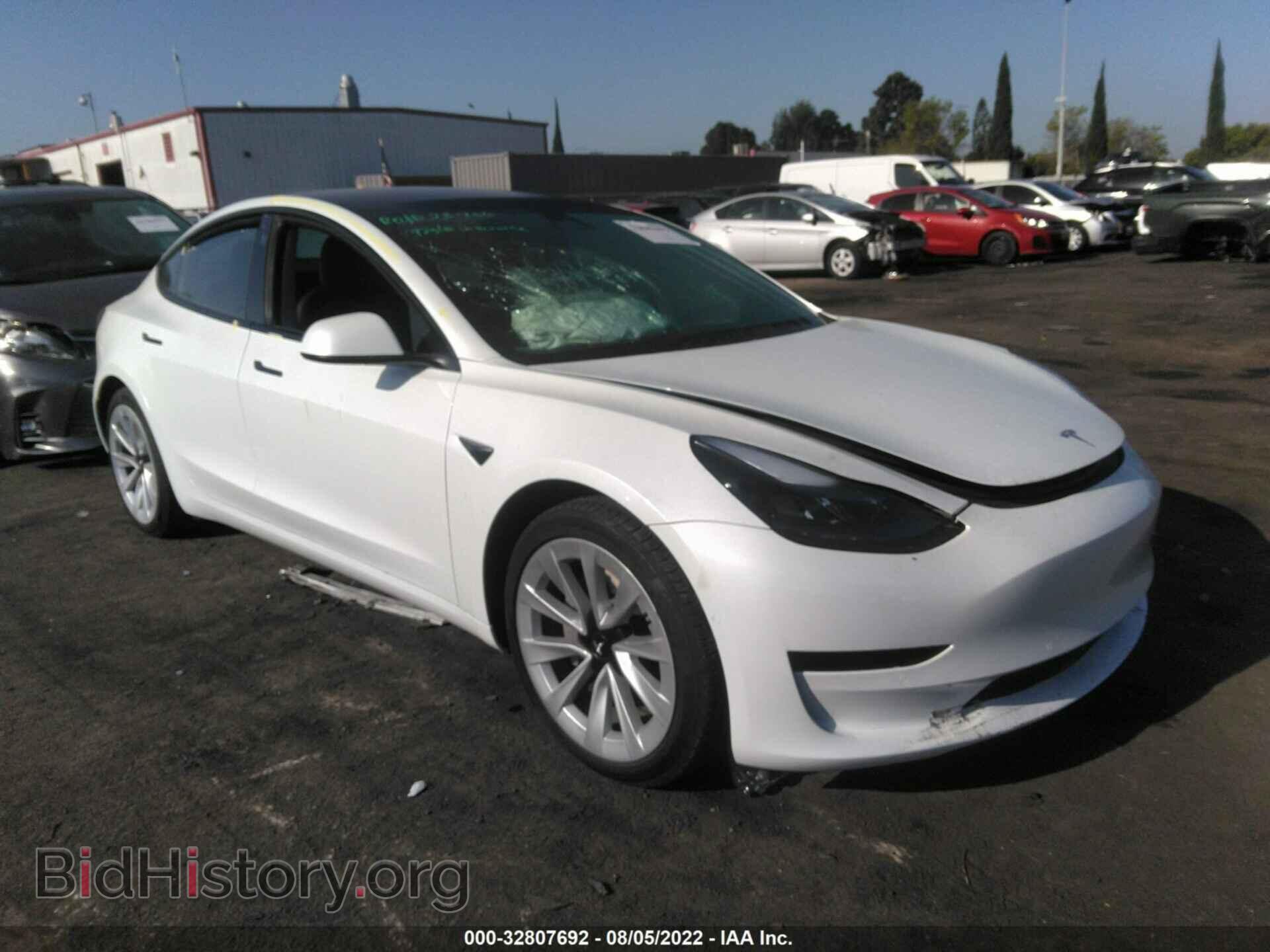 Фотография 5YJ3E1EA4MF028736 - TESLA MODEL 3 2021