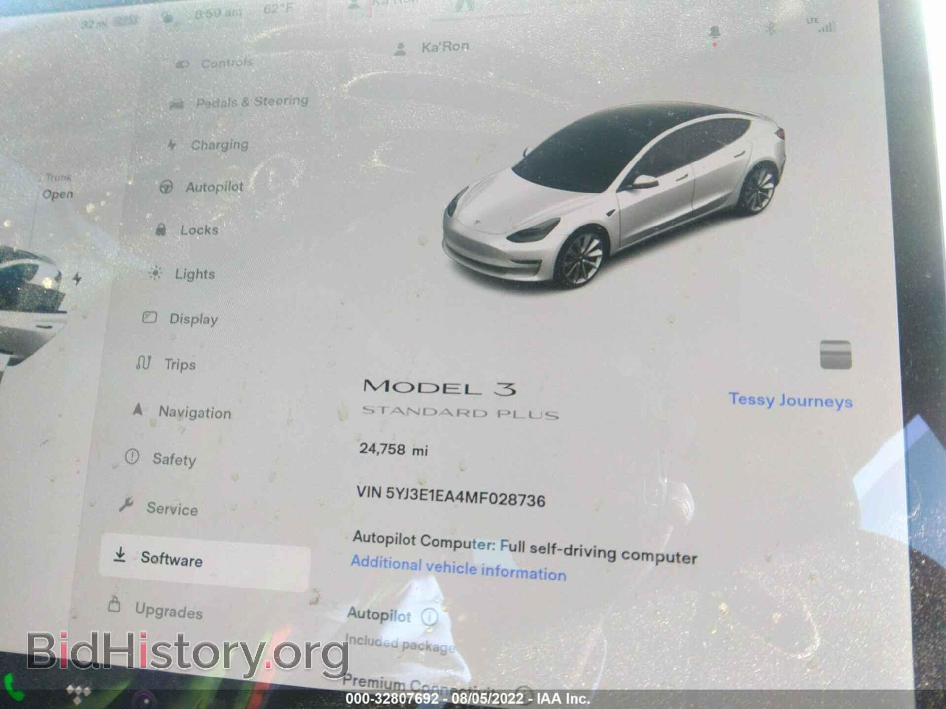 2021 TESLA MODEL 3 - VIN: 5YJ3E1EA4MF028736 - Photo 7