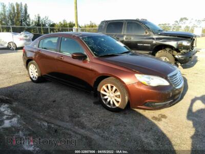 2013 Chrysler 200 Touring, коричневый — VIN 1C3CCBBG9DN678267, IAAI