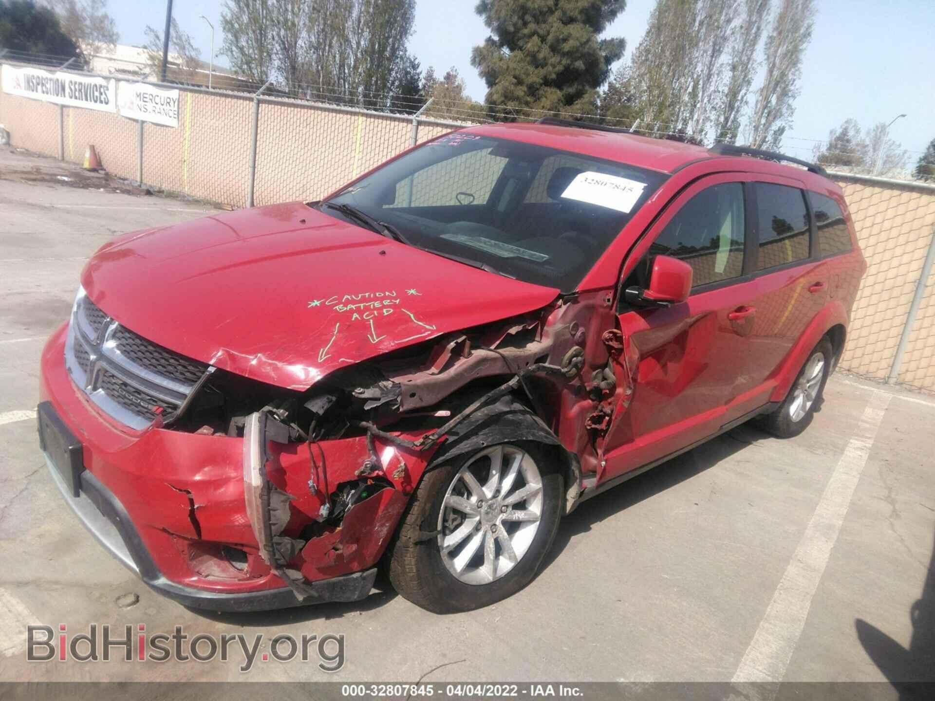 2013 DODGE JOURNEY - VIN: 3C4PDDBG2DT614870 - Фото 2