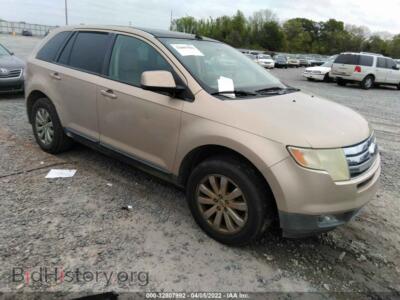 2007 Ford EDGE SEL Plus, светло-коричневый — VIN 2FMDK39C77BA86860, IAAI