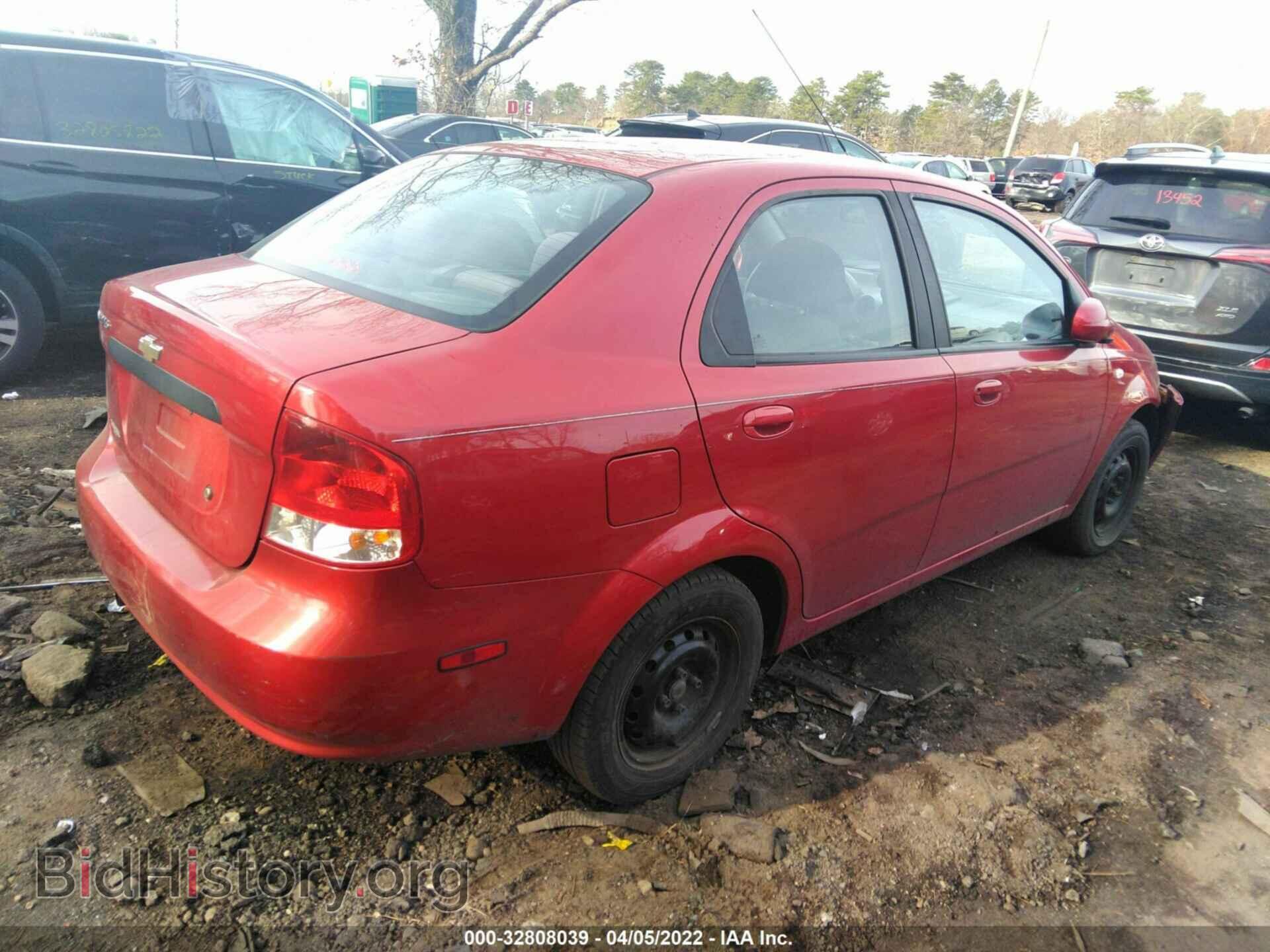 2006 CHEVROLET AVEO - VIN: KL1TD56626B557295 - Фото 4