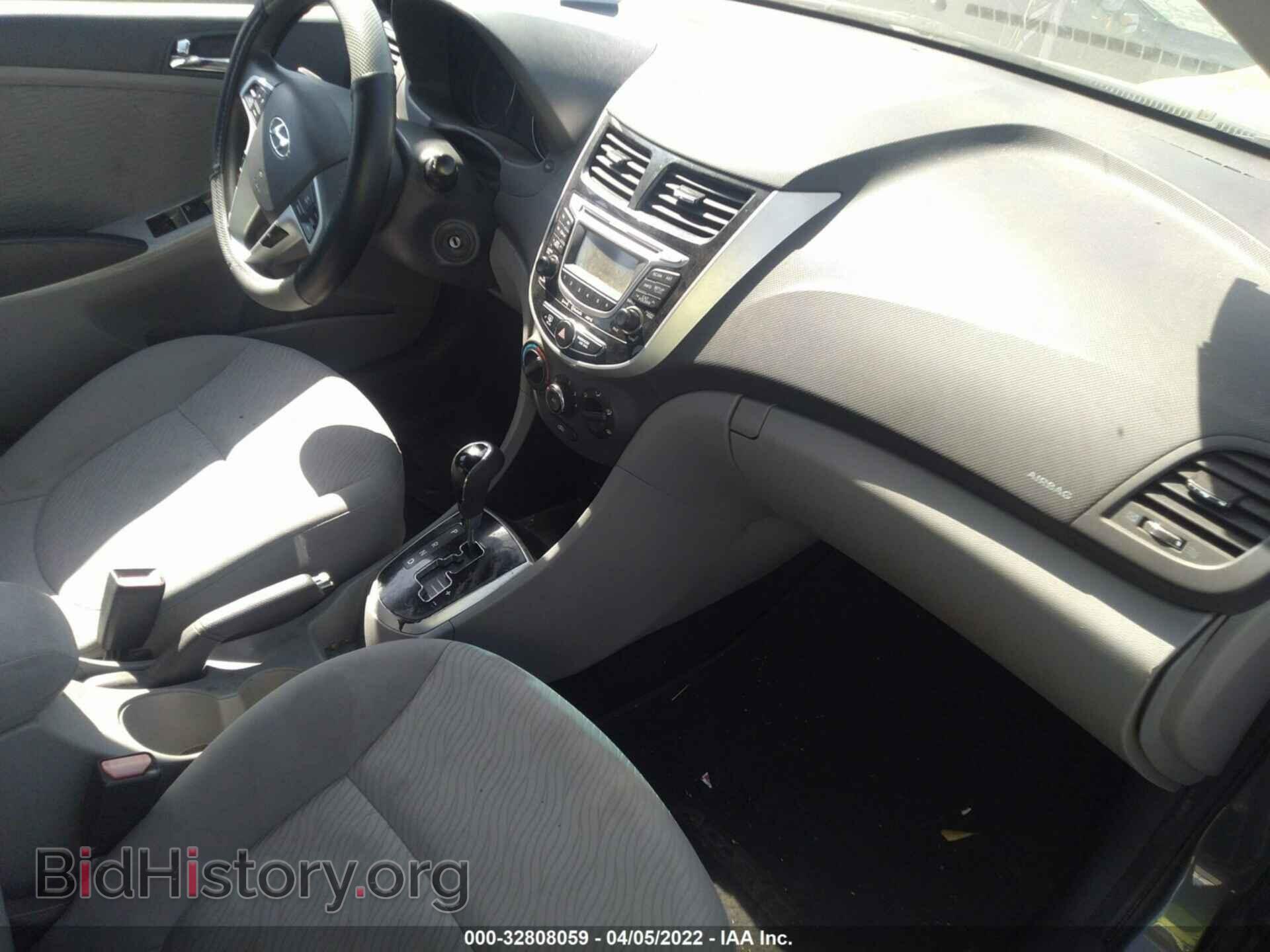 2012 HYUNDAI ACCENT - VIN: KMHCU4AE0CU266243 - Фото 5
