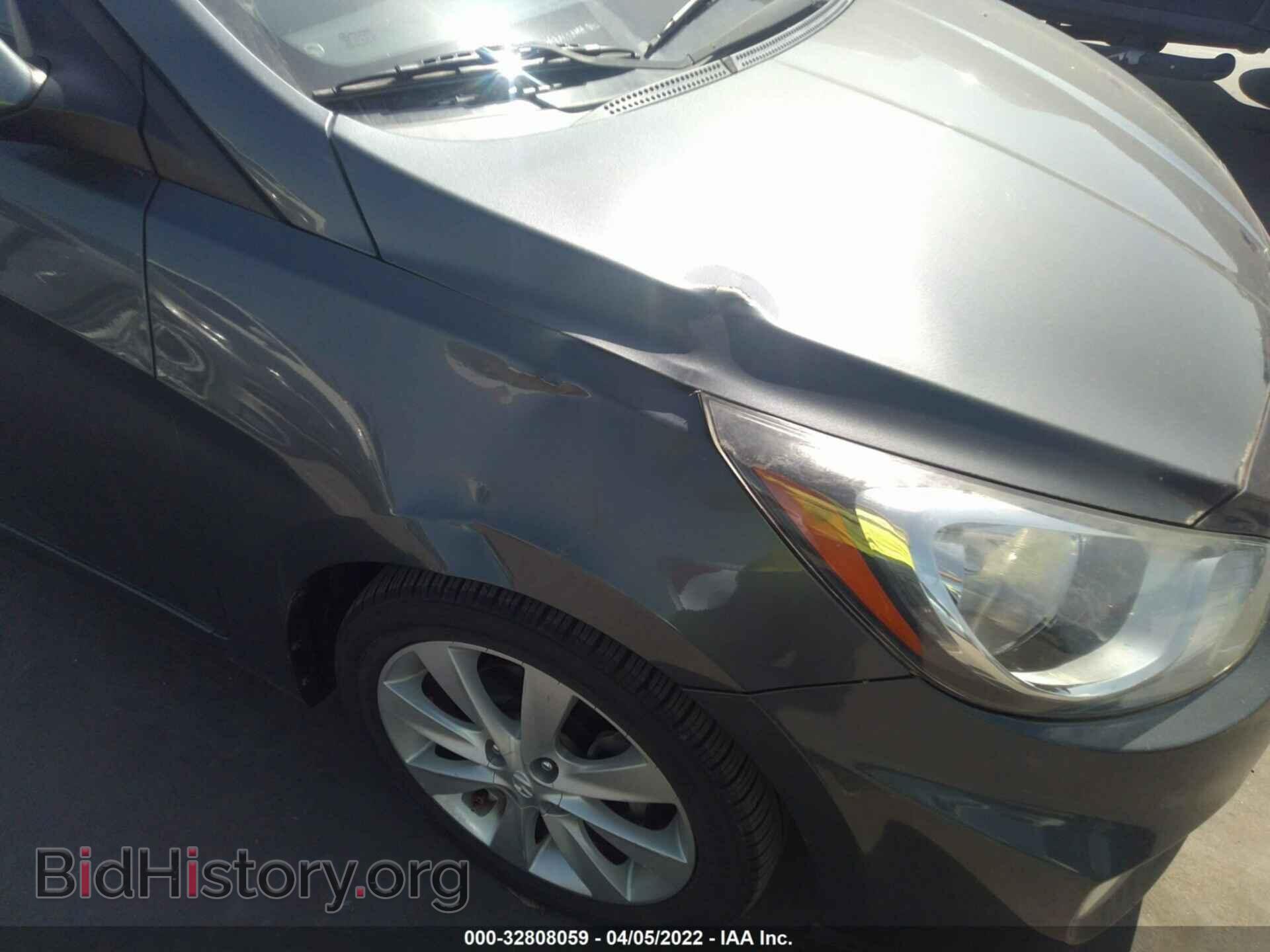 2012 HYUNDAI ACCENT - VIN: KMHCU4AE0CU266243 - Фото 6