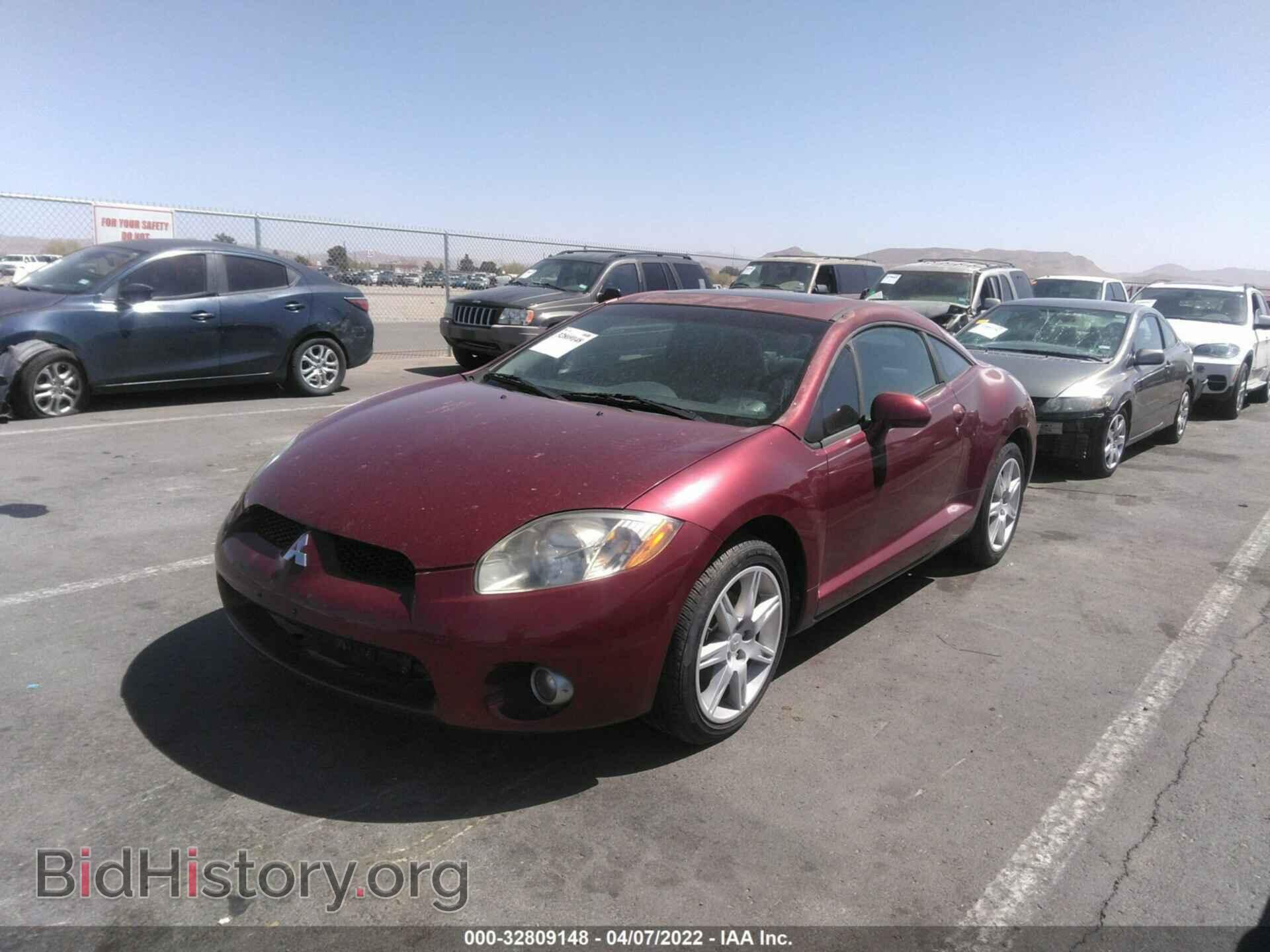 2006 MITSUBISHI ECLIPSE - VIN: 4A3AK34T26E001504 - Фото 2