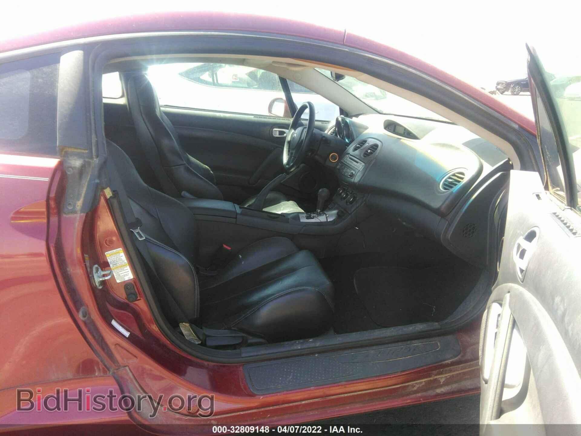 2006 MITSUBISHI ECLIPSE - VIN: 4A3AK34T26E001504 - Фото 5