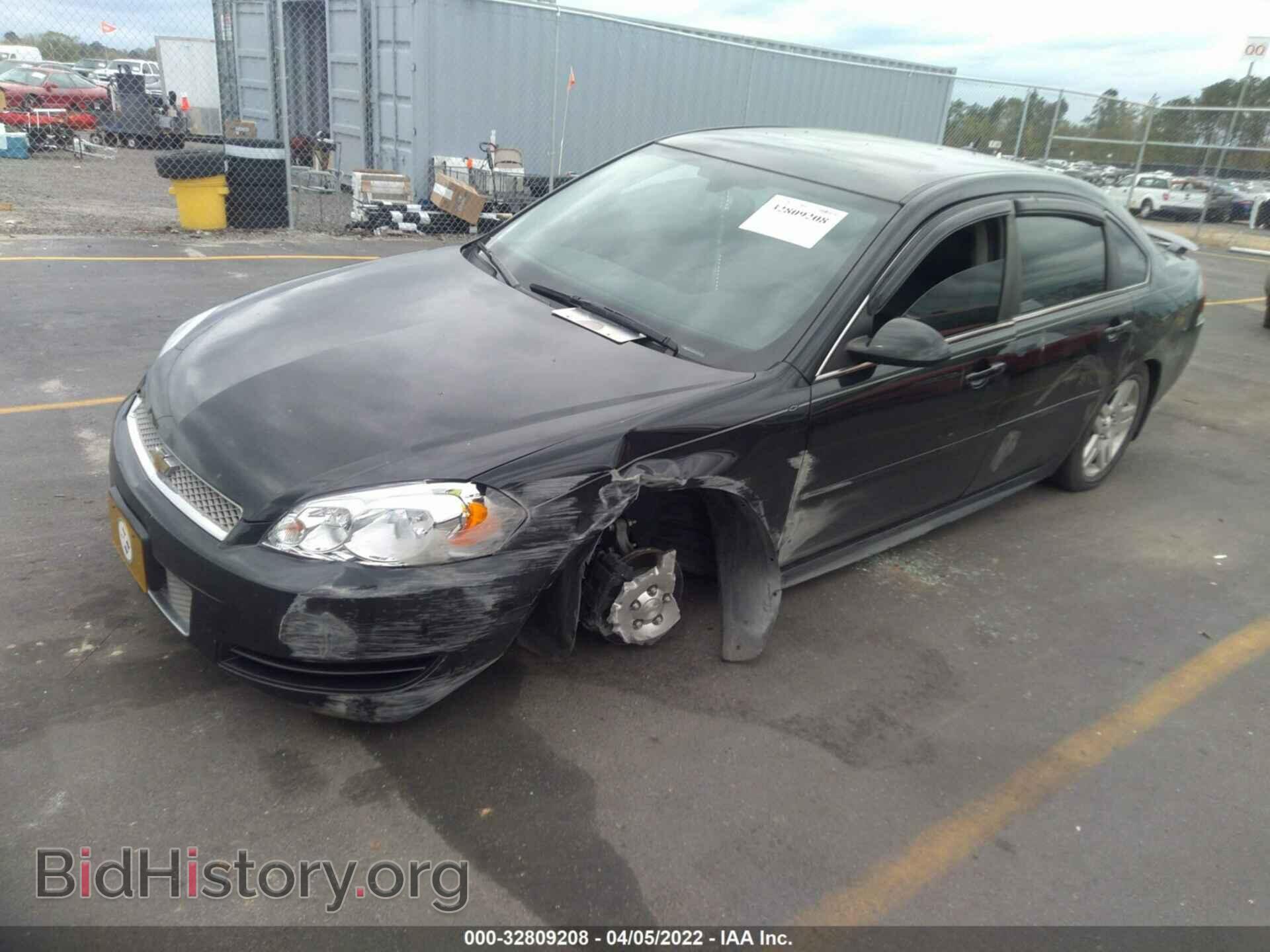 2012 CHEVROLET IMPALA - VIN: 2G1WB5E36C1211354 - Фото 2