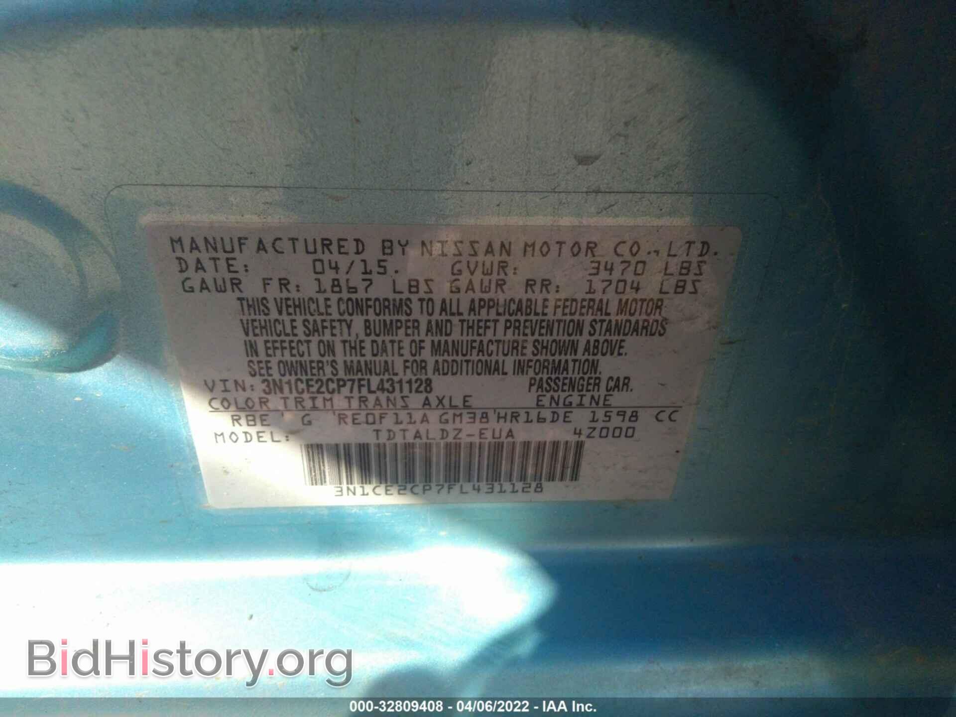 2015 NISSAN VERSA NOTE - VIN: 3N1CE2CP7FL431128 - Photo 9