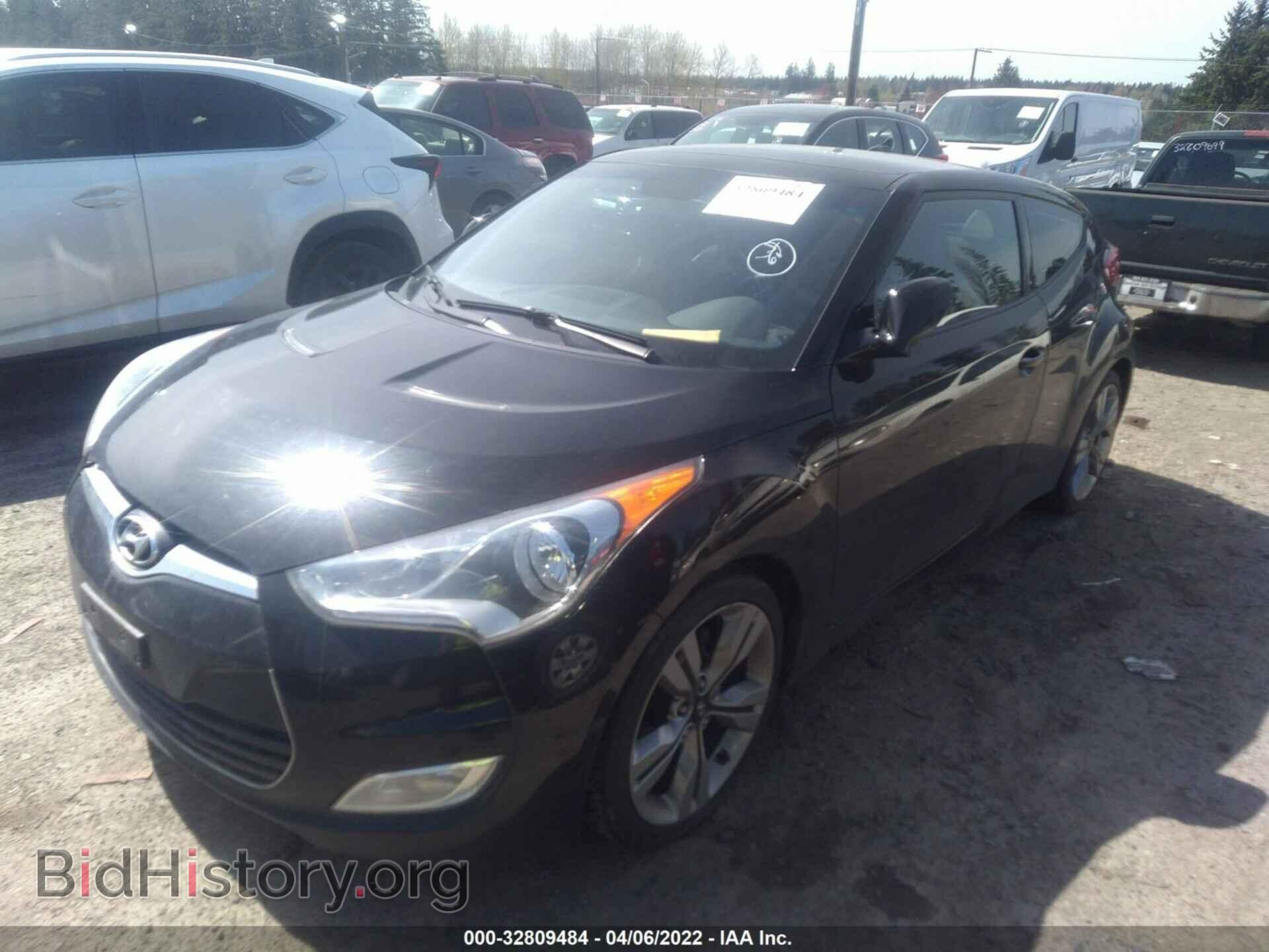 2012 HYUNDAI VELOSTER - VIN: KMHTC6AD2CU028786 - Фото 2