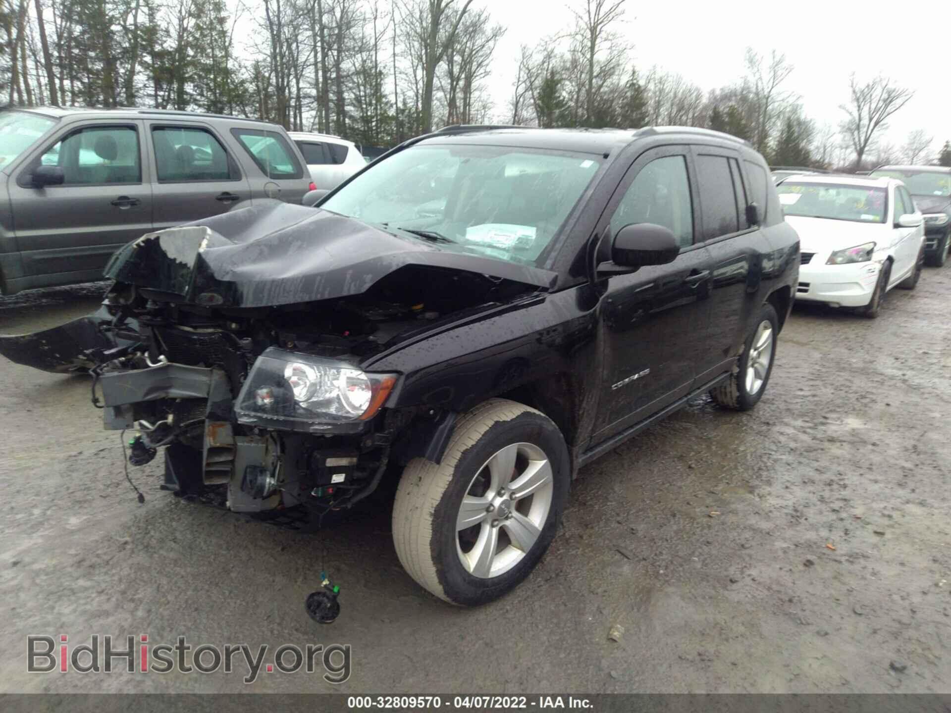 2016 JEEP COMPASS - VIN: 1C4NJDBB8GD535573 - Фото 2