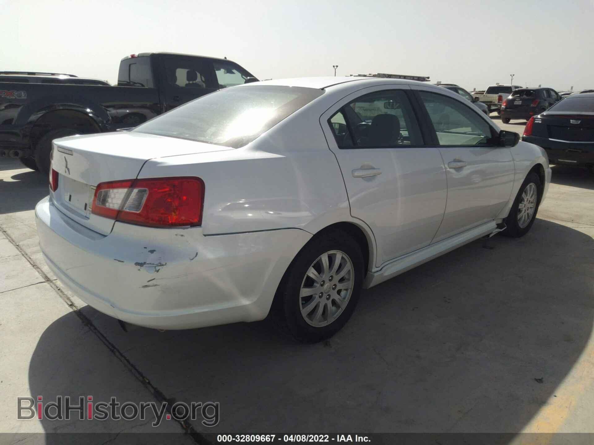2010 MITSUBISHI GALANT - VIN: 4A32B2FF9AE015141 - Фото 4