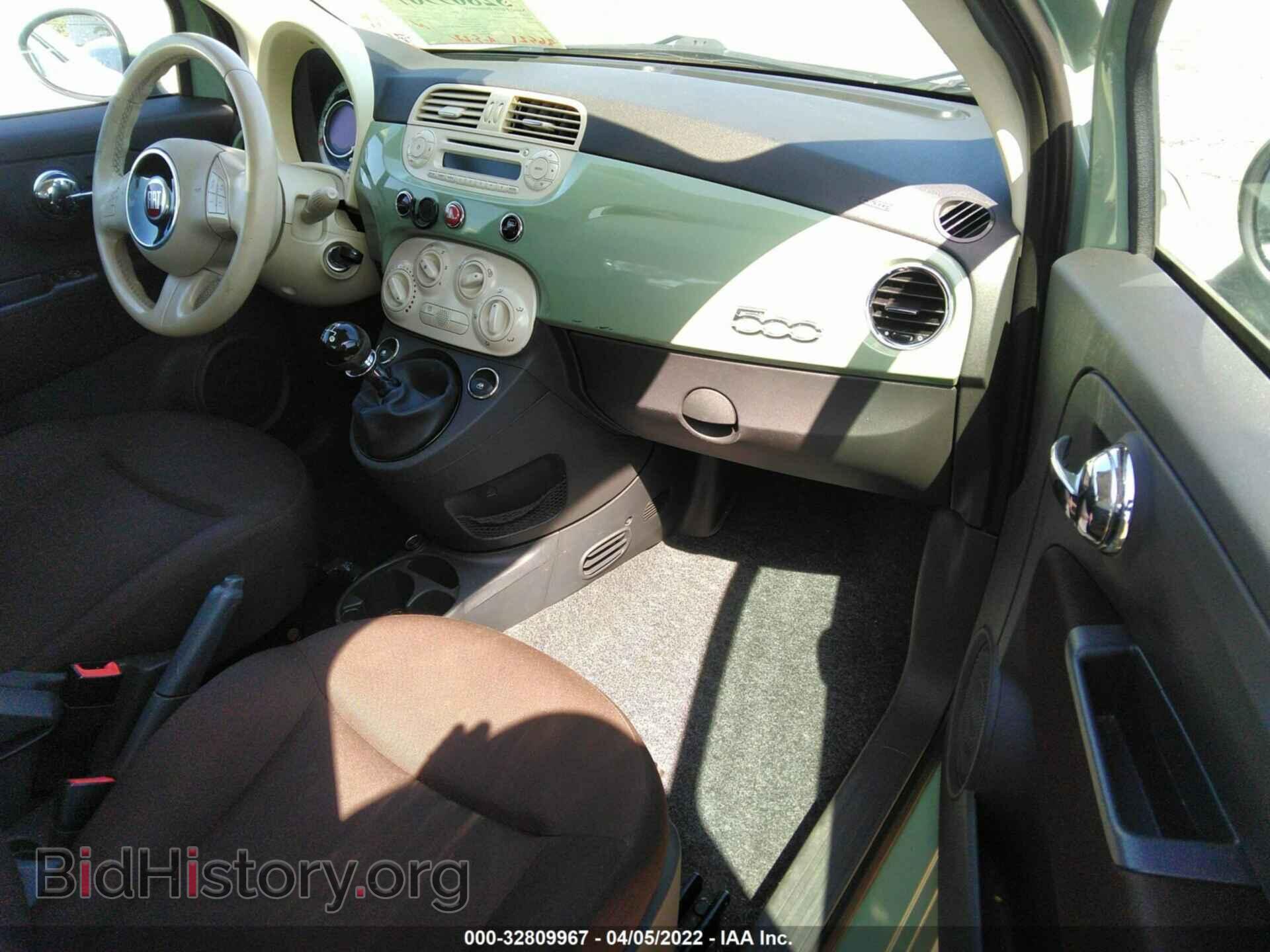 2012 FIAT 500 - VIN: 3C3CFFAR2CT349040 - Photo 5