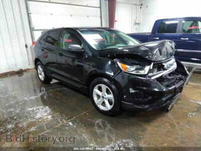 2015 Ford EDGE SE, черный — VIN 2FMTK4G99FBC16645, IAAI