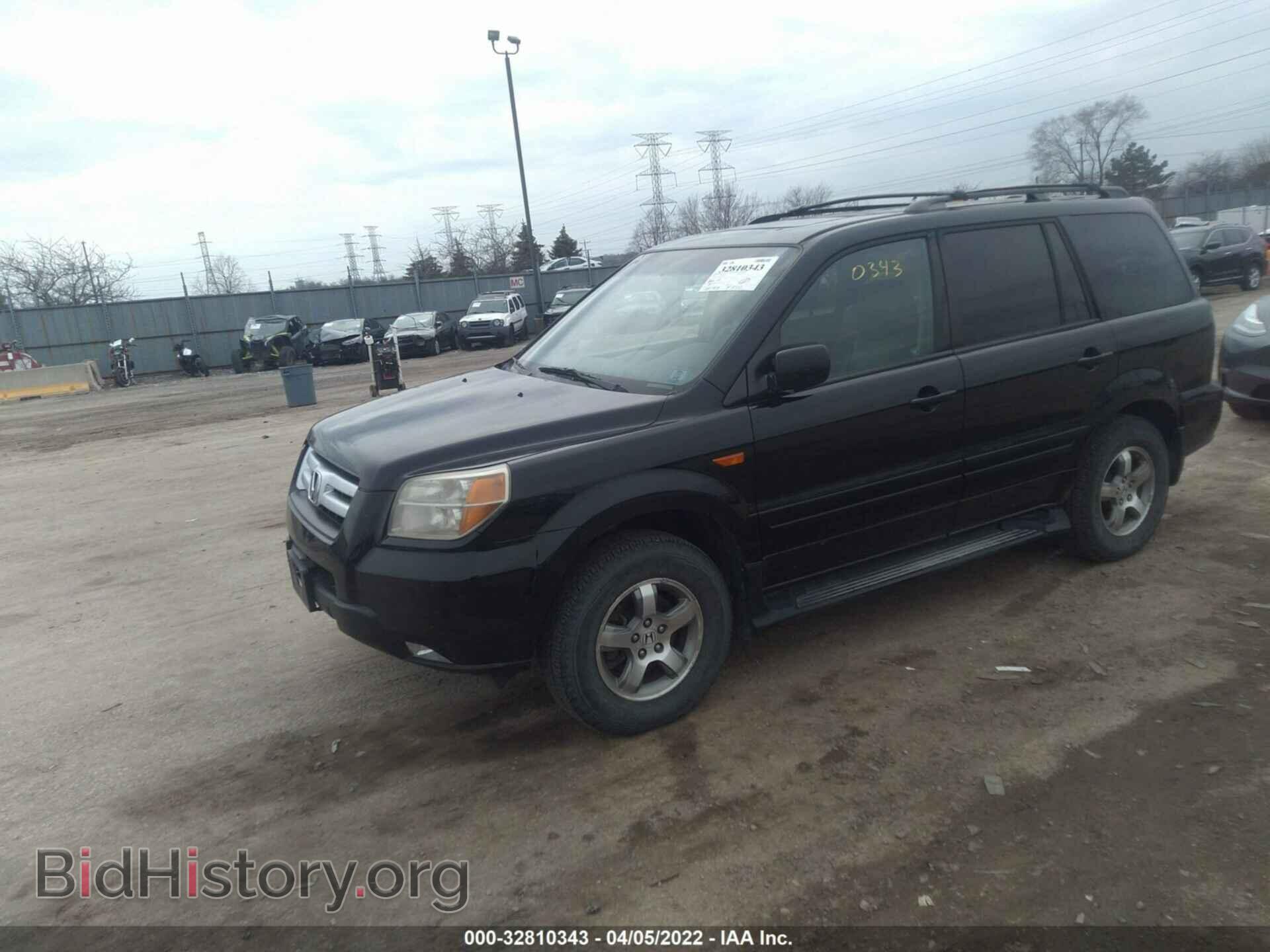 2007 HONDA PILOT - VIN: 2HKYF18757H507143 - Фото 2