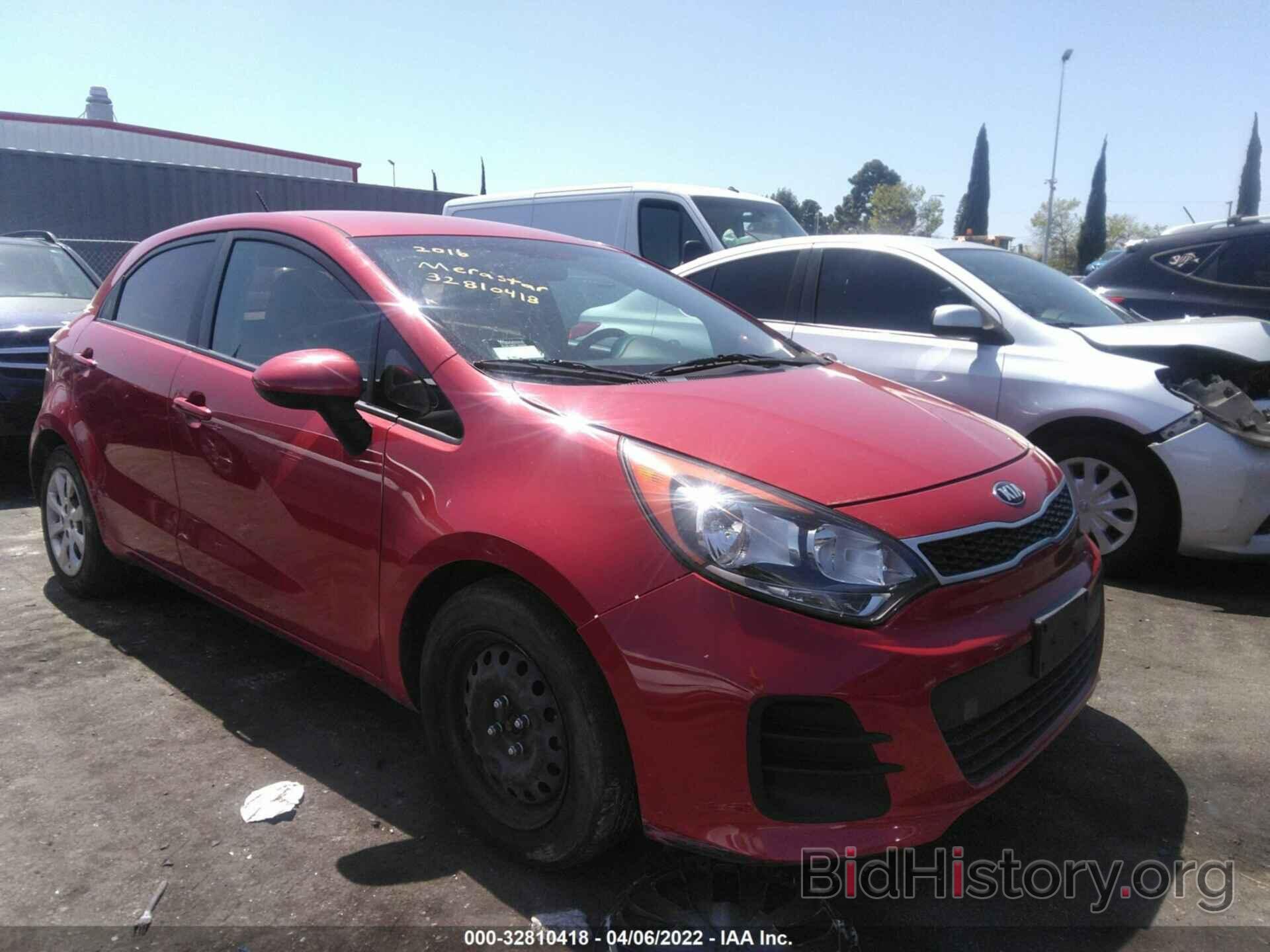 Photo KNADN5A35G6686209 - KIA RIO 2016