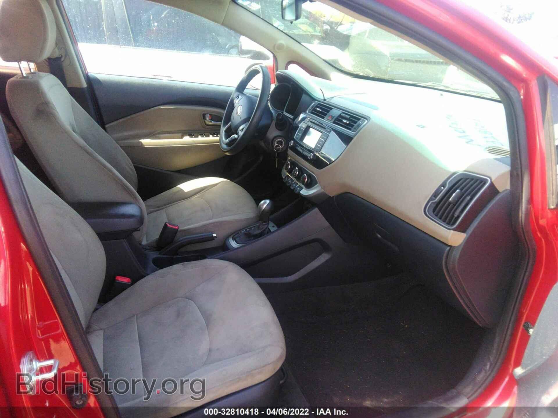 2016 KIA RIO - VIN: KNADN5A35G6686209 - Фото 5
