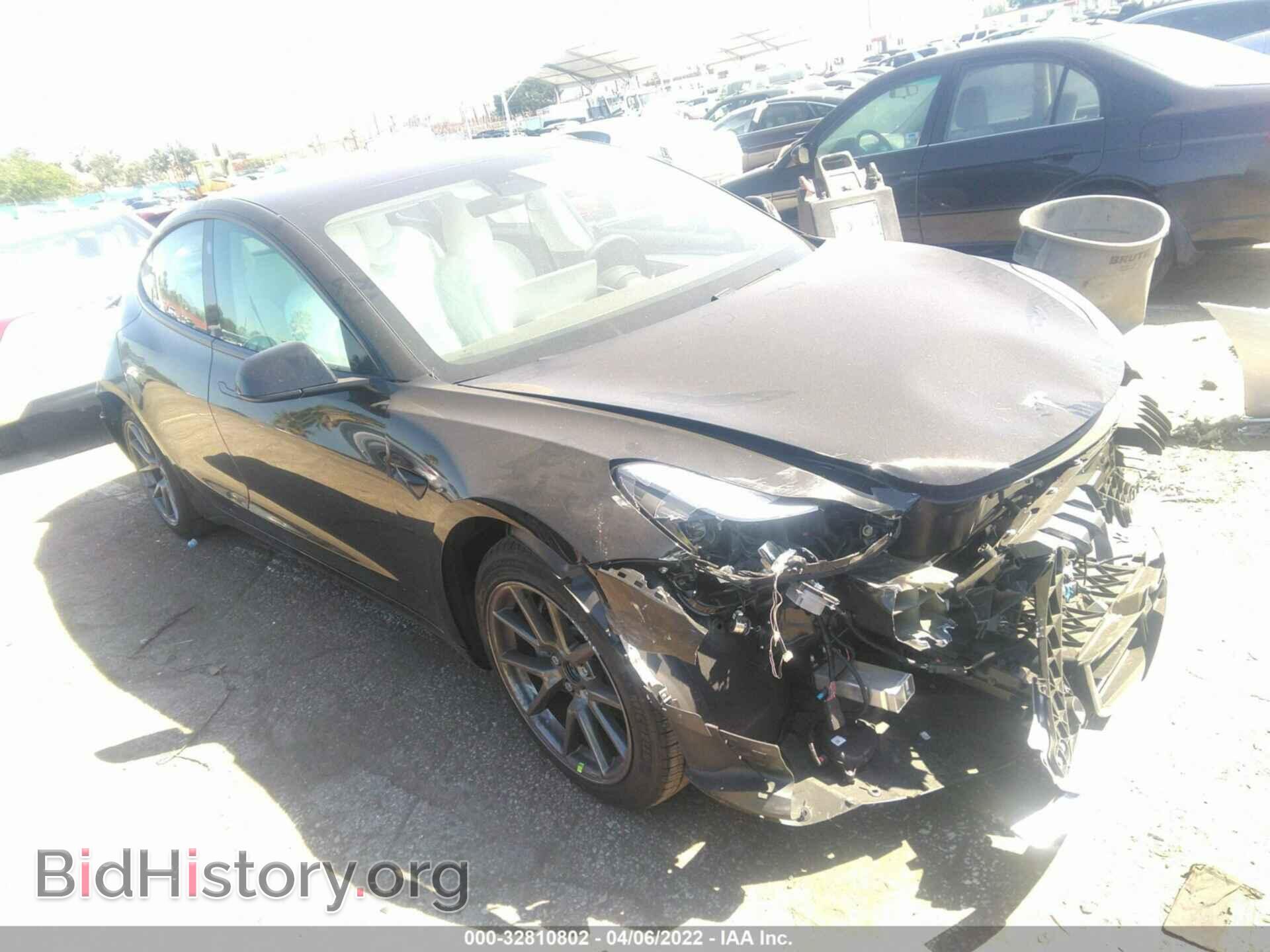 Photo 5YJ3E1EA0MF018639 - TESLA MODEL 3 2021
