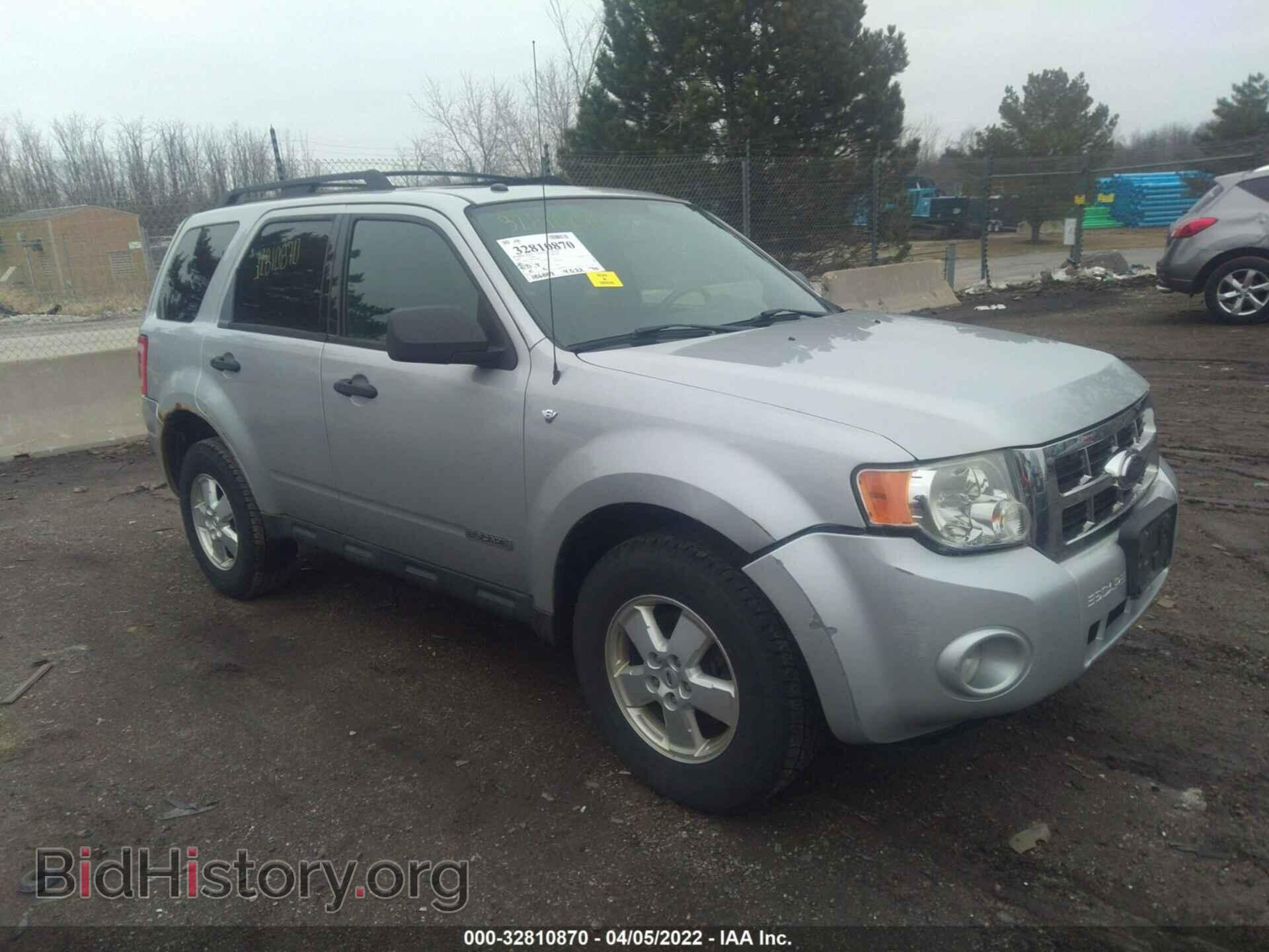 Photo 1FMCU93128KC13604 - FORD ESCAPE 2008