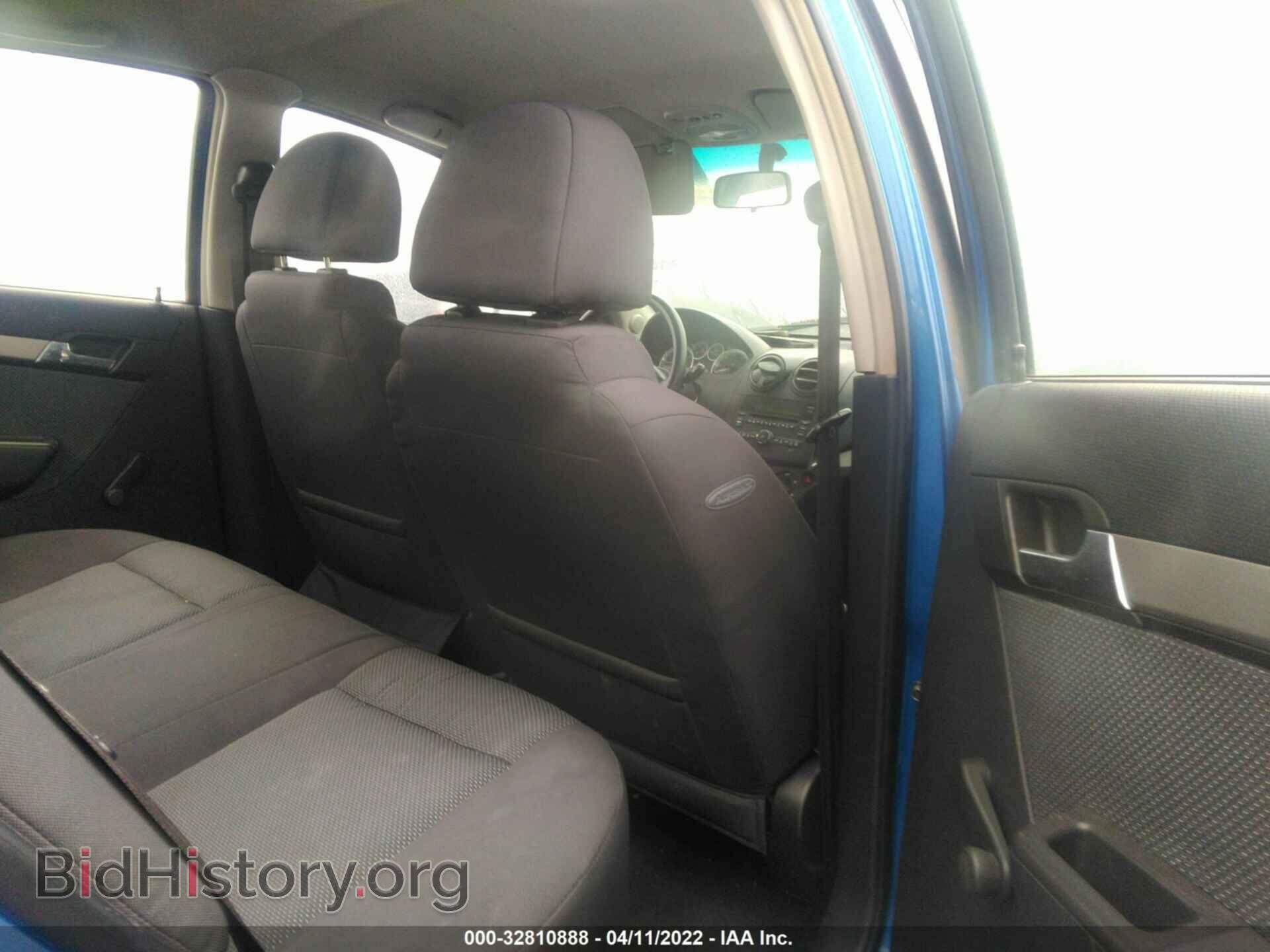2009 CHEVROLET AVEO - VIN: KL1TD56E99B375363 - Фото 8
