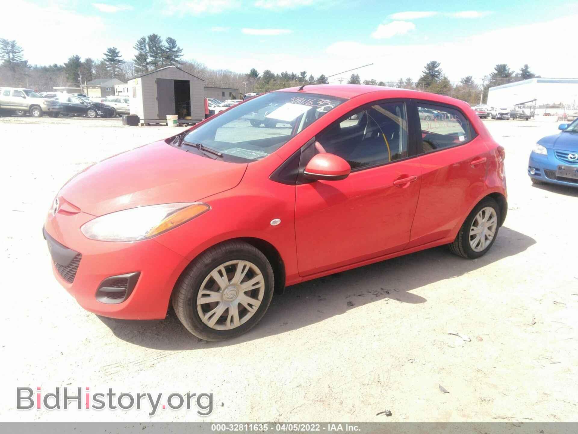 2012 MAZDA MAZDA2 - VIN: JM1DE1KZ7C0147196 - Фото 2