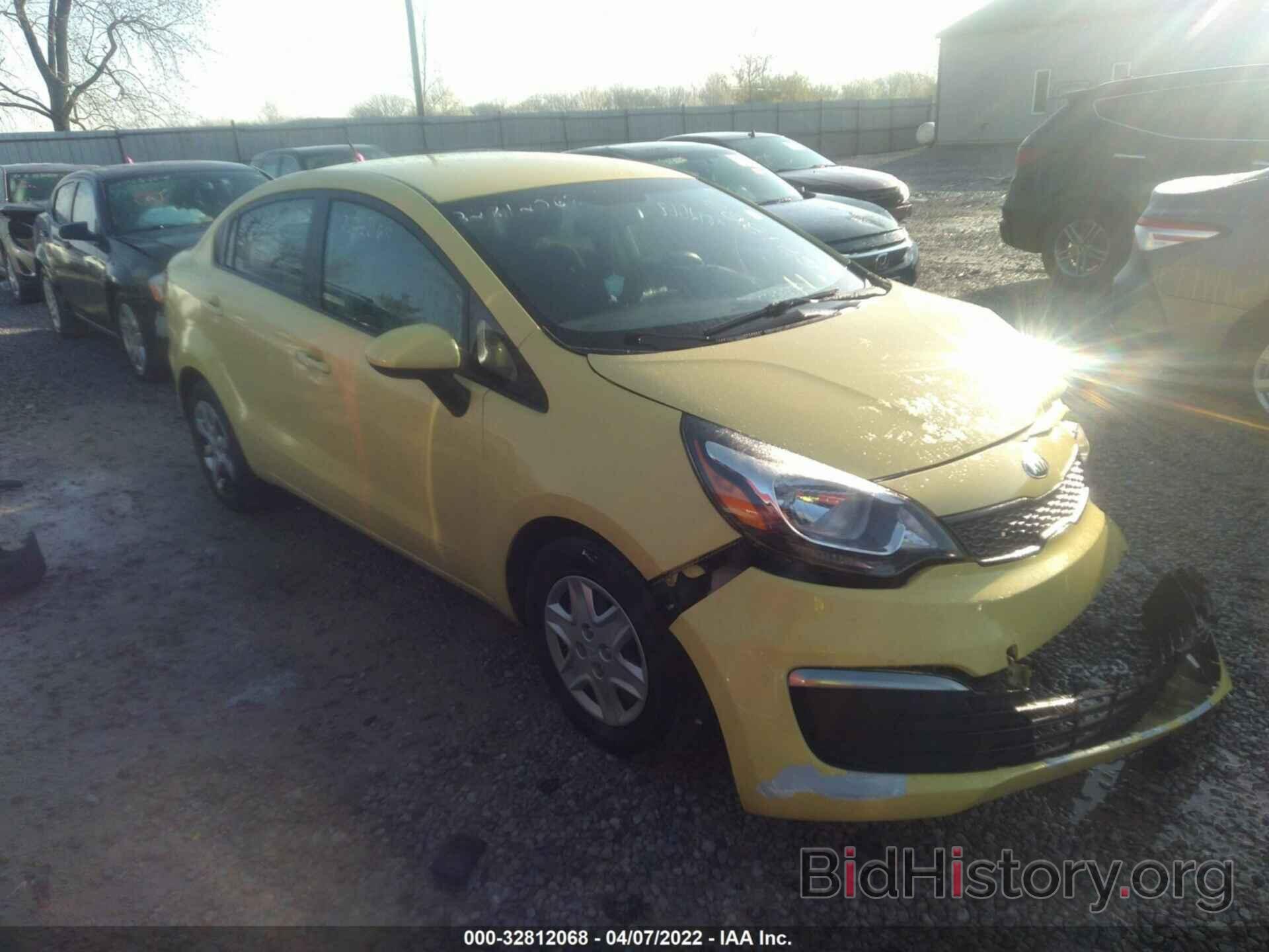 Photo KNADM4A30G6681822 - KIA RIO 2016