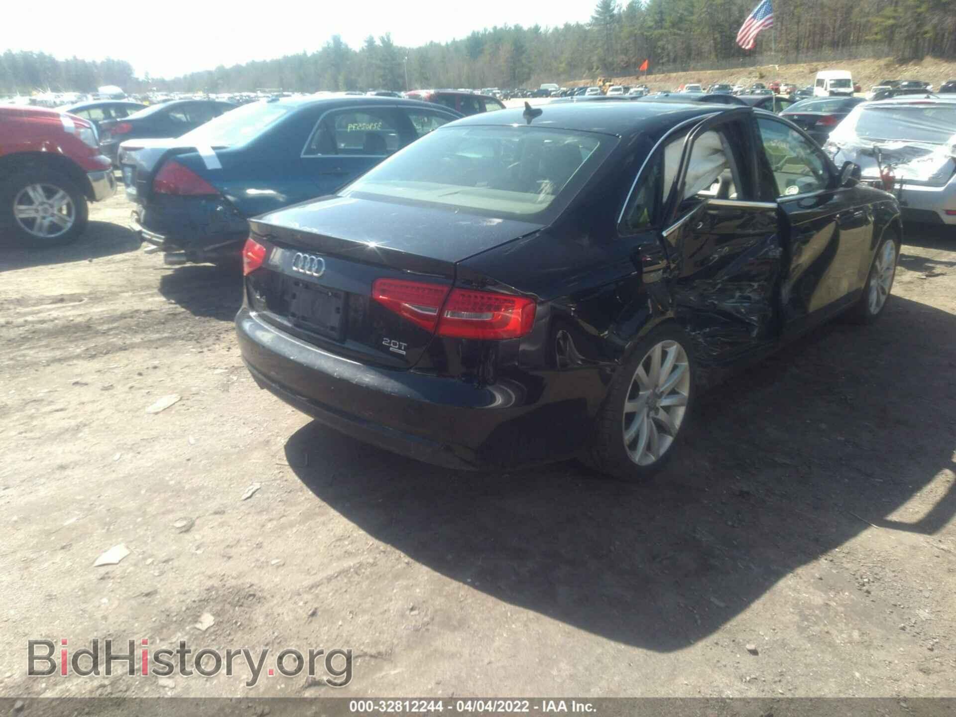 2013 AUDI A4 - VIN: WAUFFAFL7DN012362 - Photo 4