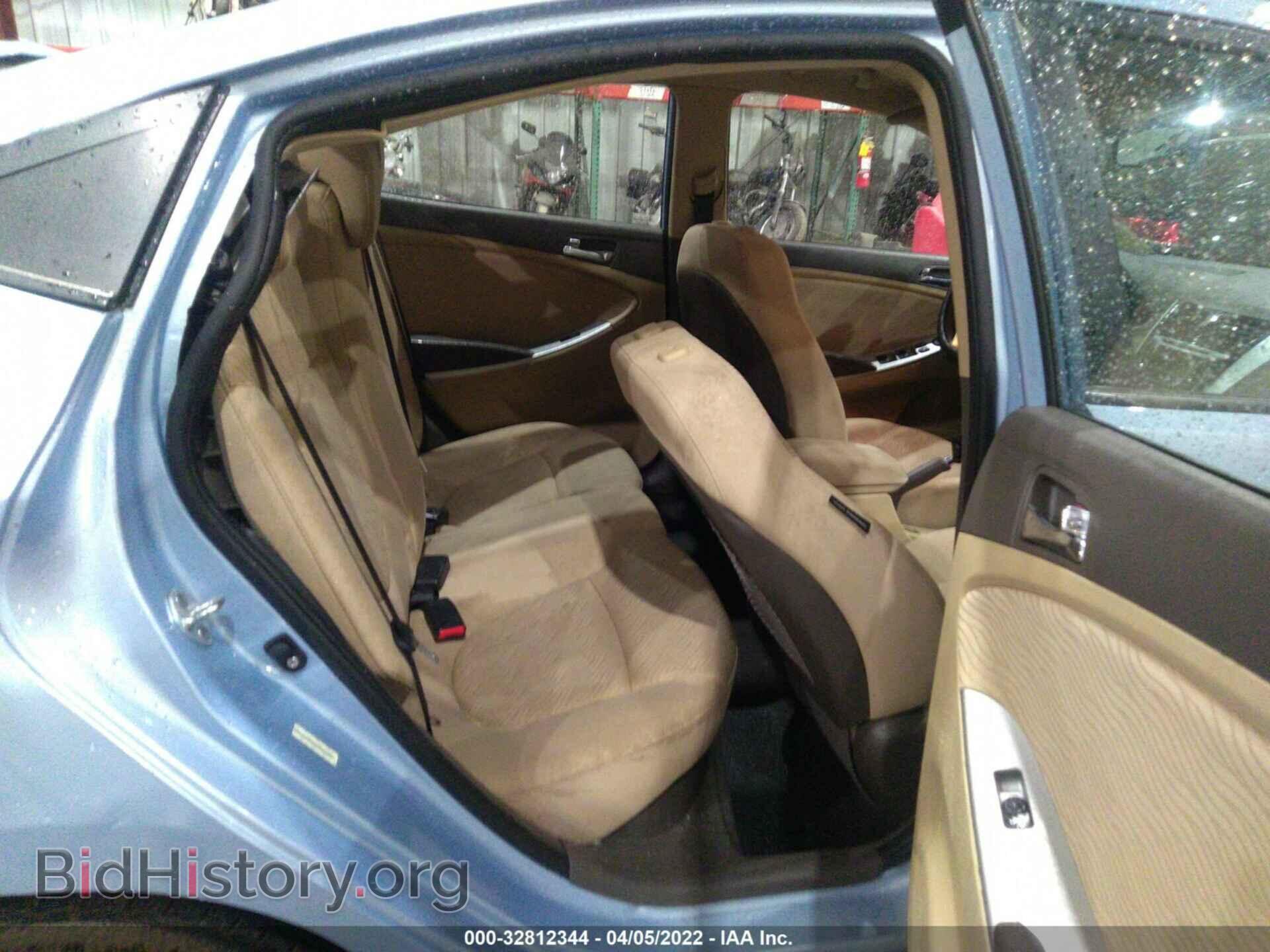 2012 HYUNDAI ACCENT - VIN: KMHCU4AE4CU228191 - Фото 8