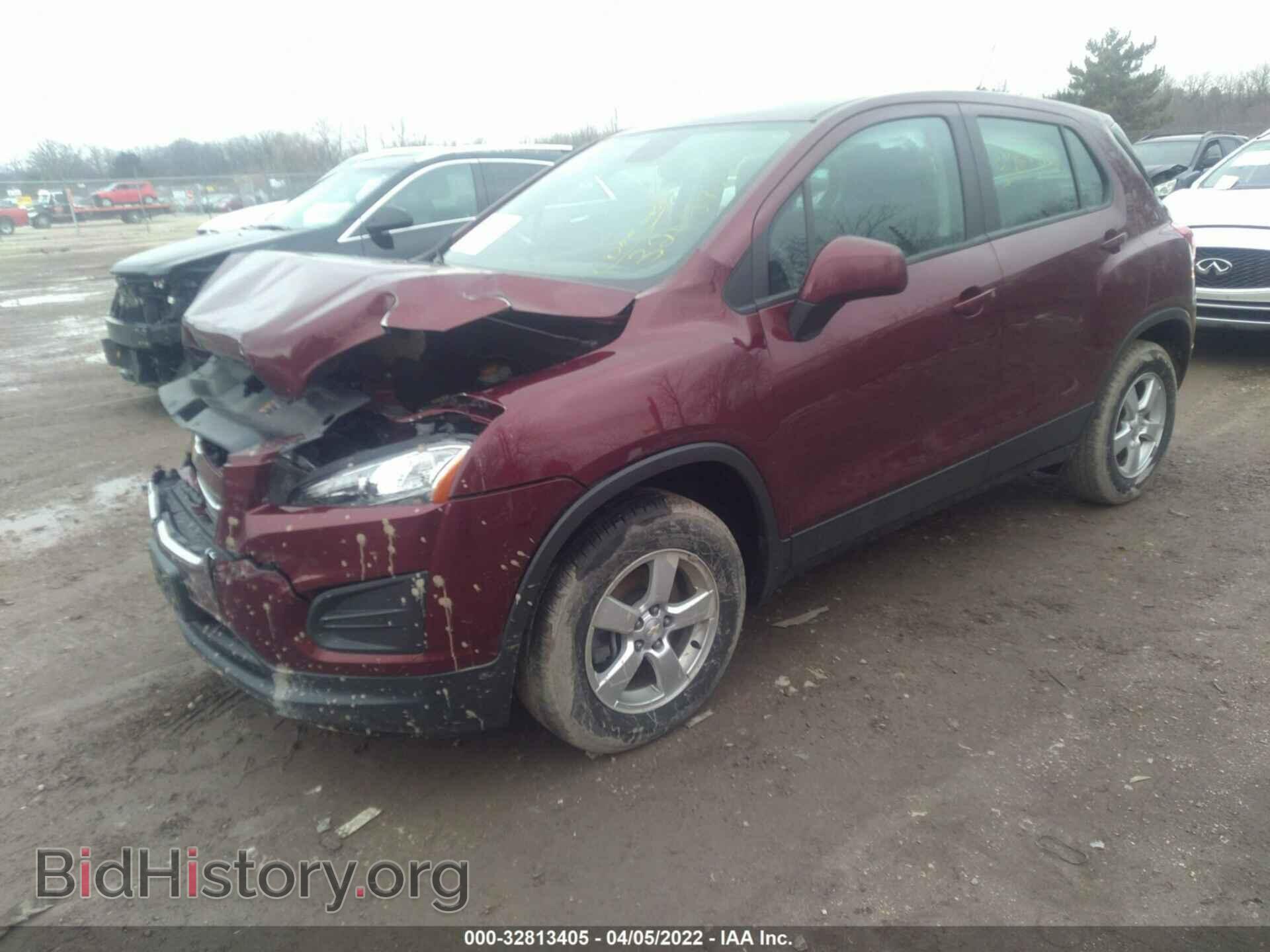 2016 CHEVROLET TRAX - VIN: 3GNCJNSBXGL258374 - Фото 2