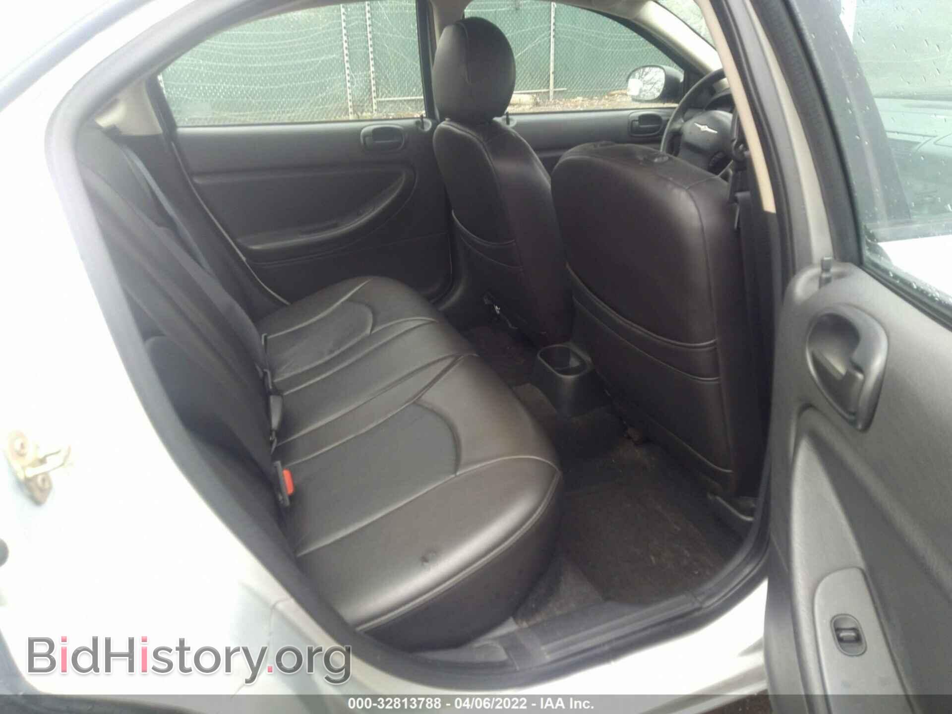 2006 CHRYSLER SEBRING SDN - VIN: 1C3EL46X96N126818 - Фото 8