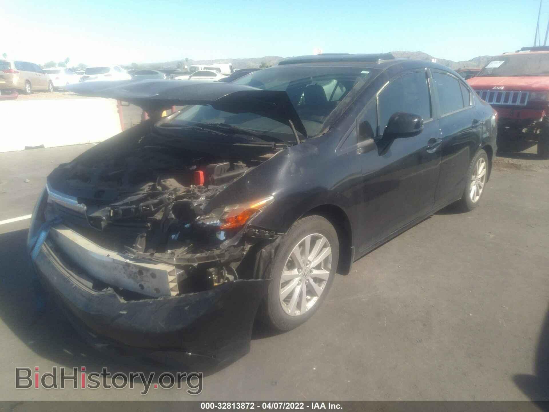 2012 HONDA CIVIC SDN - VIN: 2HGFB2F90CH551486 - Фото 2