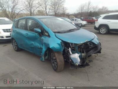 2015 Nissan VERSA NOTE S/S Plus/SV/SR/SL, blue — VIN 3N1CE2CP0FL390812, IAAI