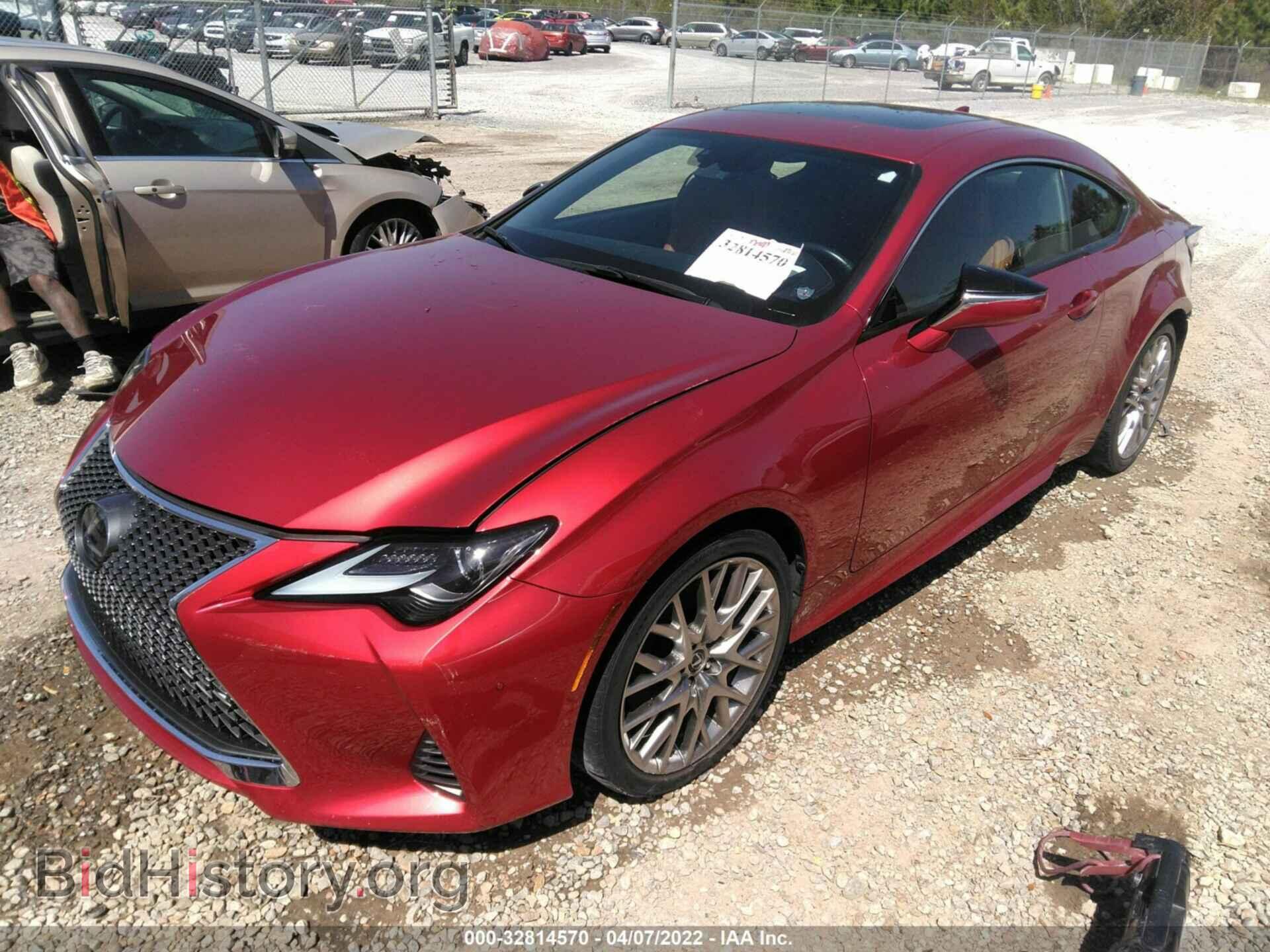 2019 LEXUS RC - VIN: JTHHZ5BC0K5019312 - Фото 2