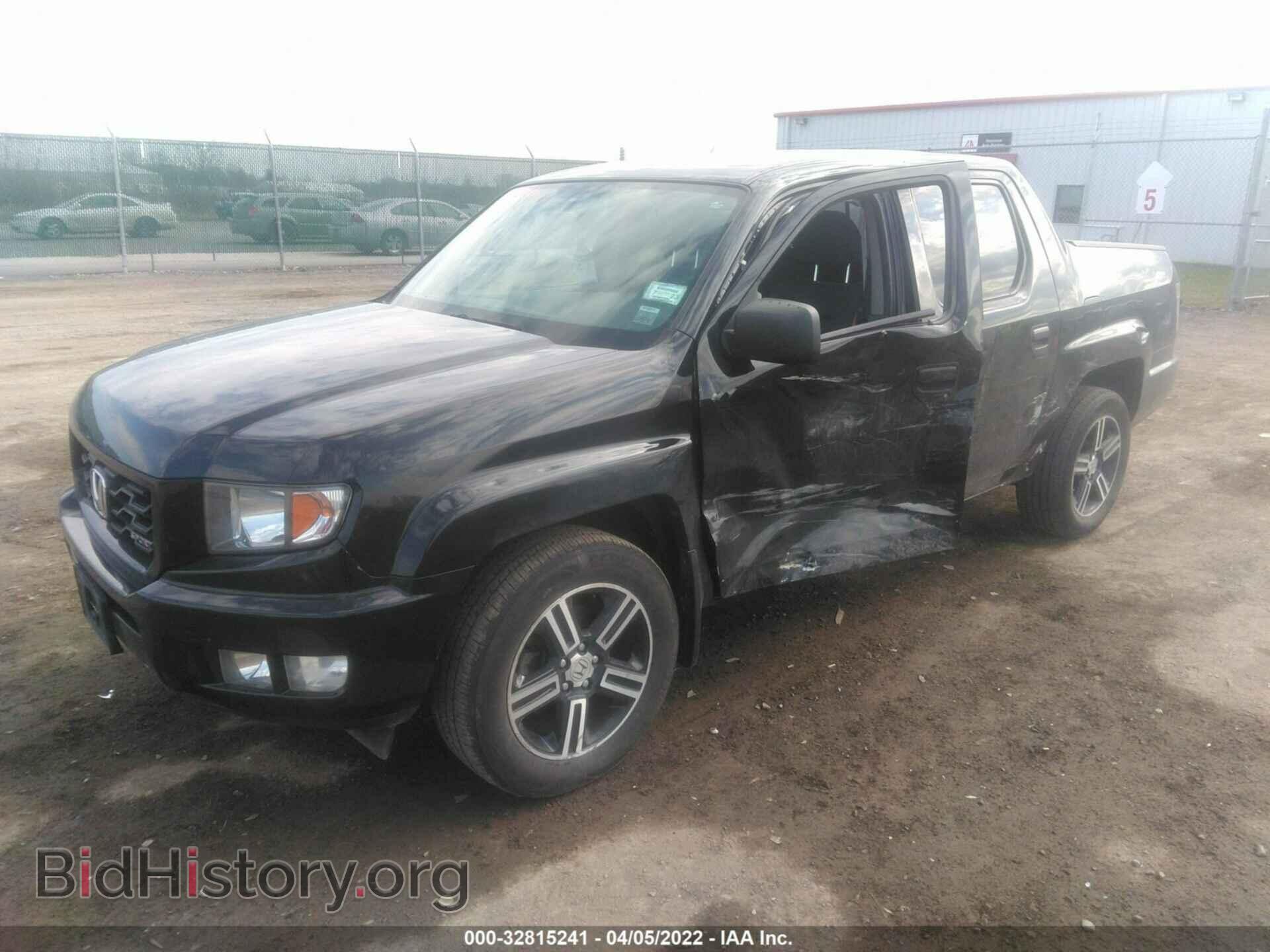 2013 HONDA RIDGELINE - VIN: 5FPYK1F7XDB004546 - Фото 2
