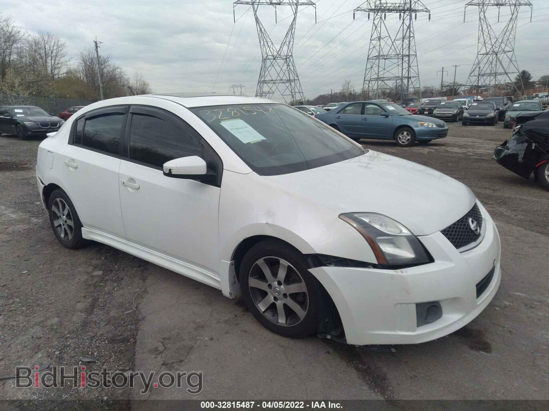 Photo 3N1AB6AP8CL731492 - NISSAN SENTRA 2012