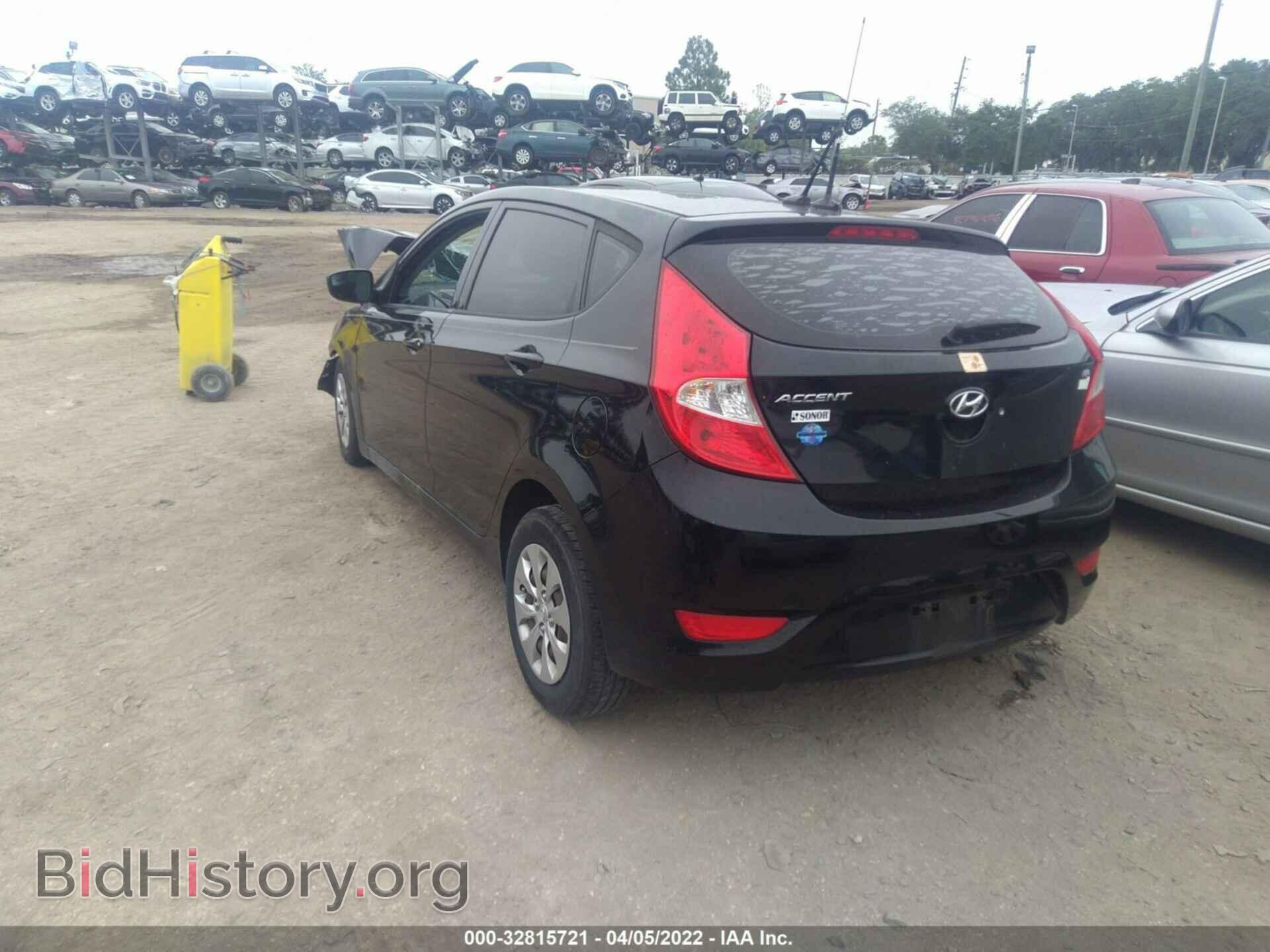 2016 HYUNDAI ACCENT - VIN: KMHCT5AE6GU236775 - Фото 3