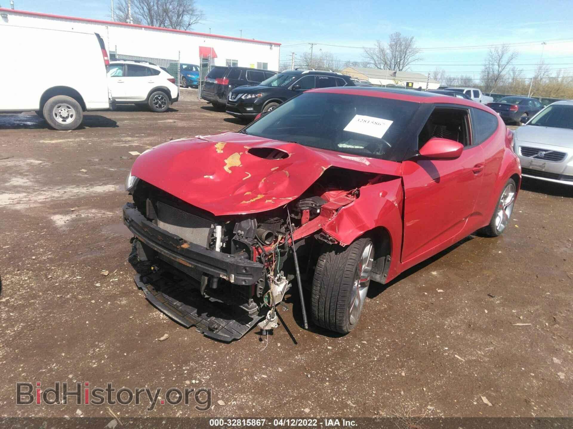 2015 HYUNDAI VELOSTER - VIN: KMHTC6AD2FU235196 - Фото 2