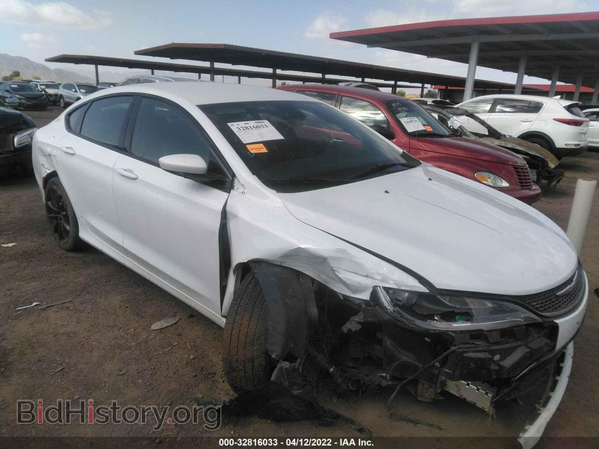 Фотография 1C3CCCBB8FN605002 - CHRYSLER 200 2015
