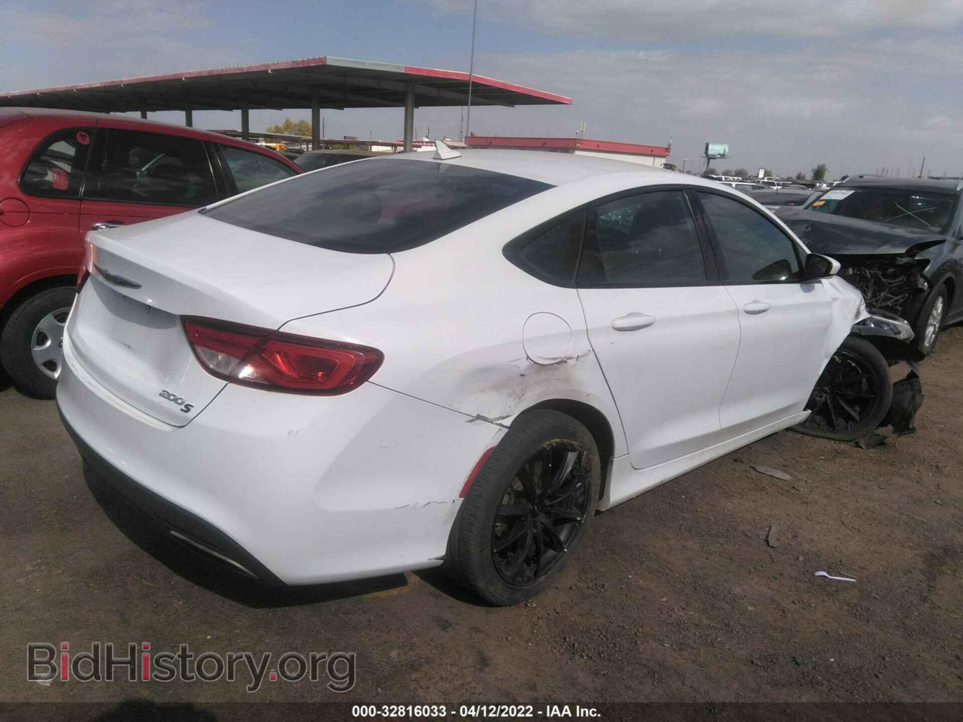 2015 CHRYSLER 200 - VIN: 1C3CCCBB8FN605002 - Photo 4