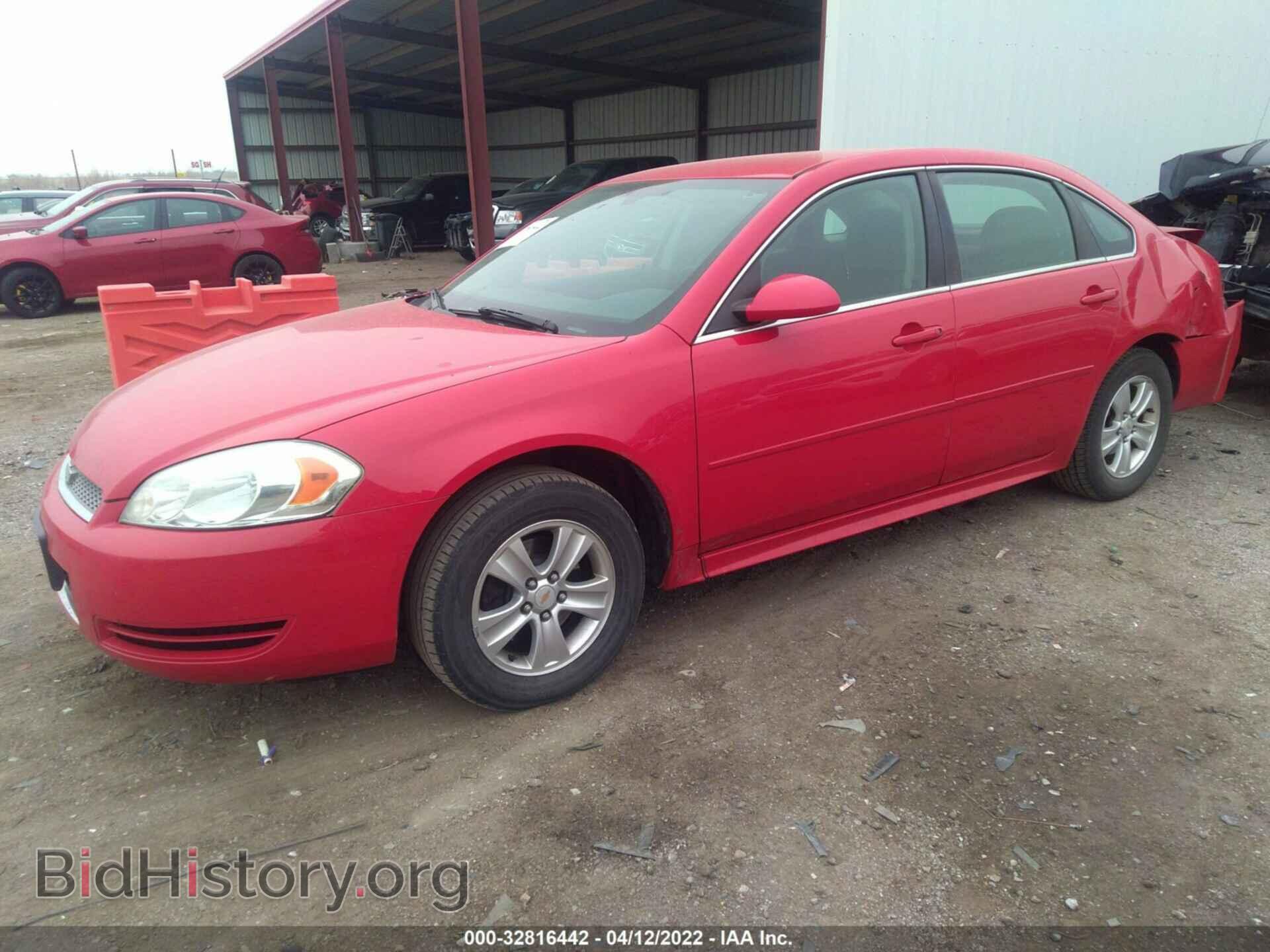 2013 CHEVROLET IMPALA - VIN: 2G1WF5E38D1263025 - Фото 2