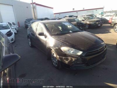 2015 Dodge DART SE, черный — VIN 1C3CDFAA2FD181586, IAAI