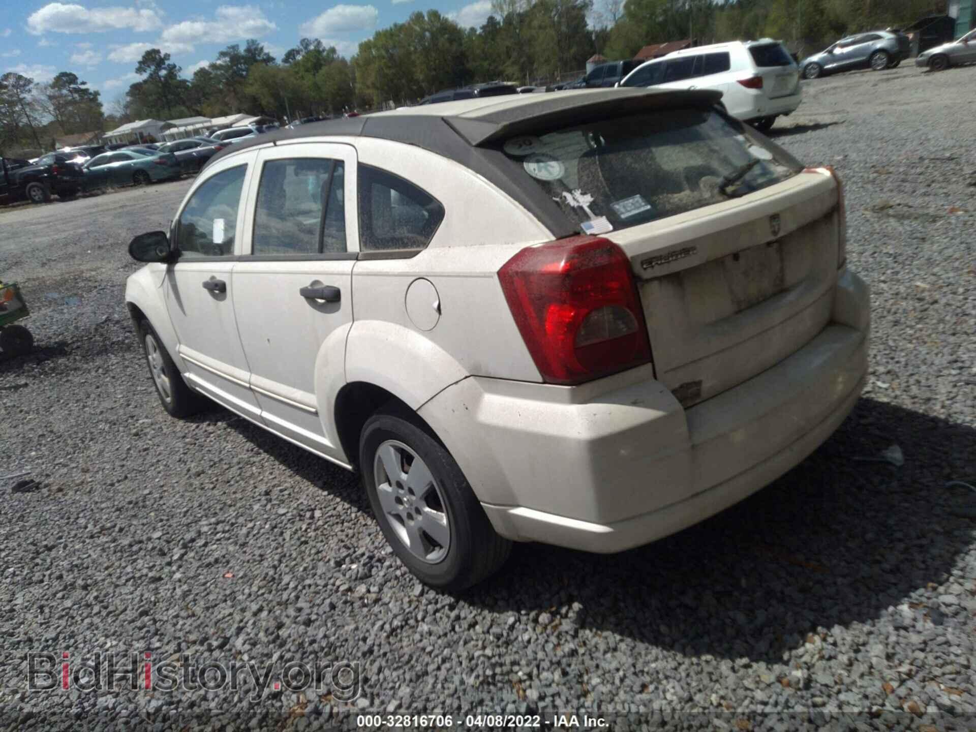 2007 DODGE CALIBER - VIN: 1B3HB28B37D373956 - Фото 3