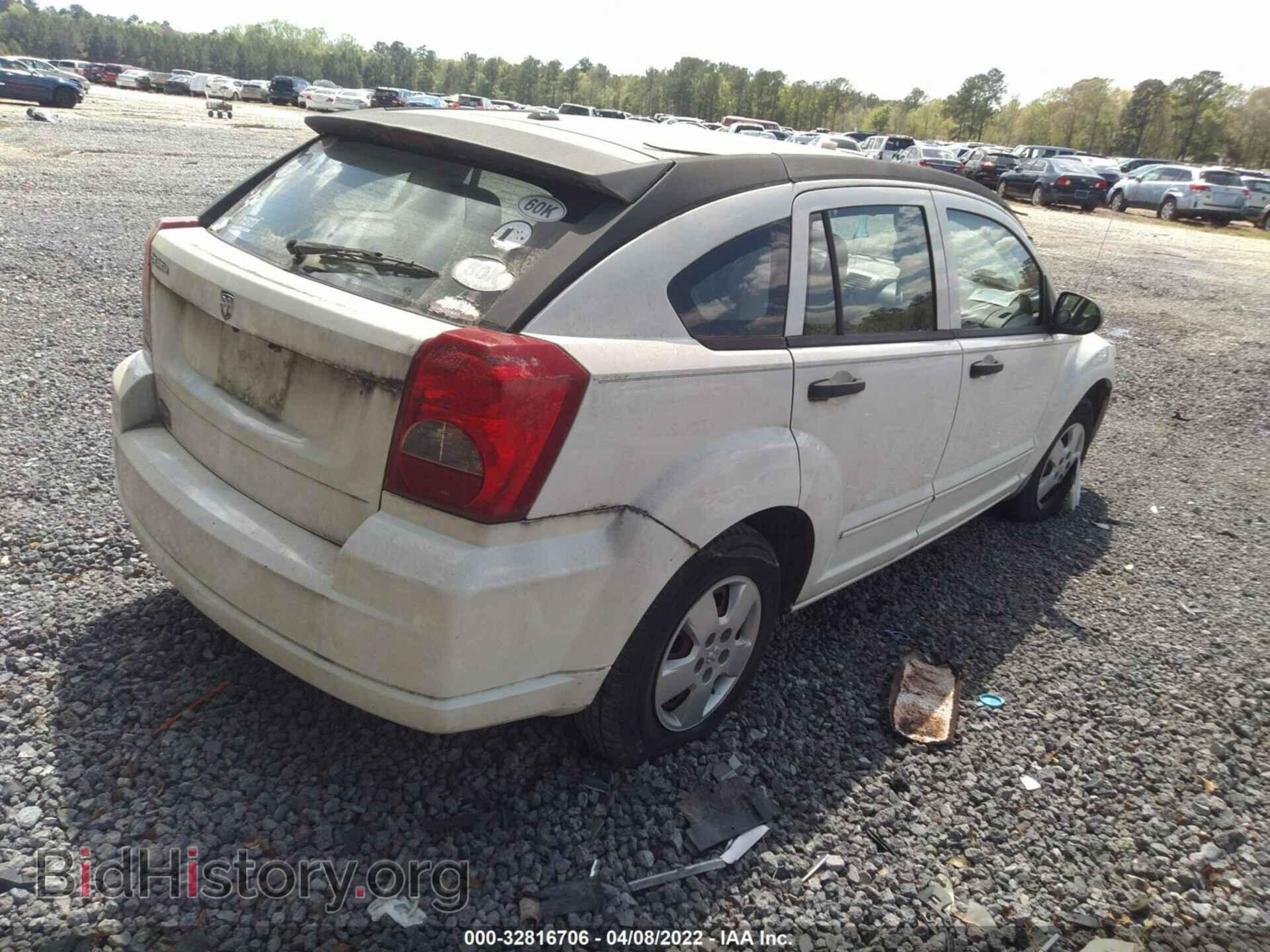2007 DODGE CALIBER - VIN: 1B3HB28B37D373956 - Фото 4